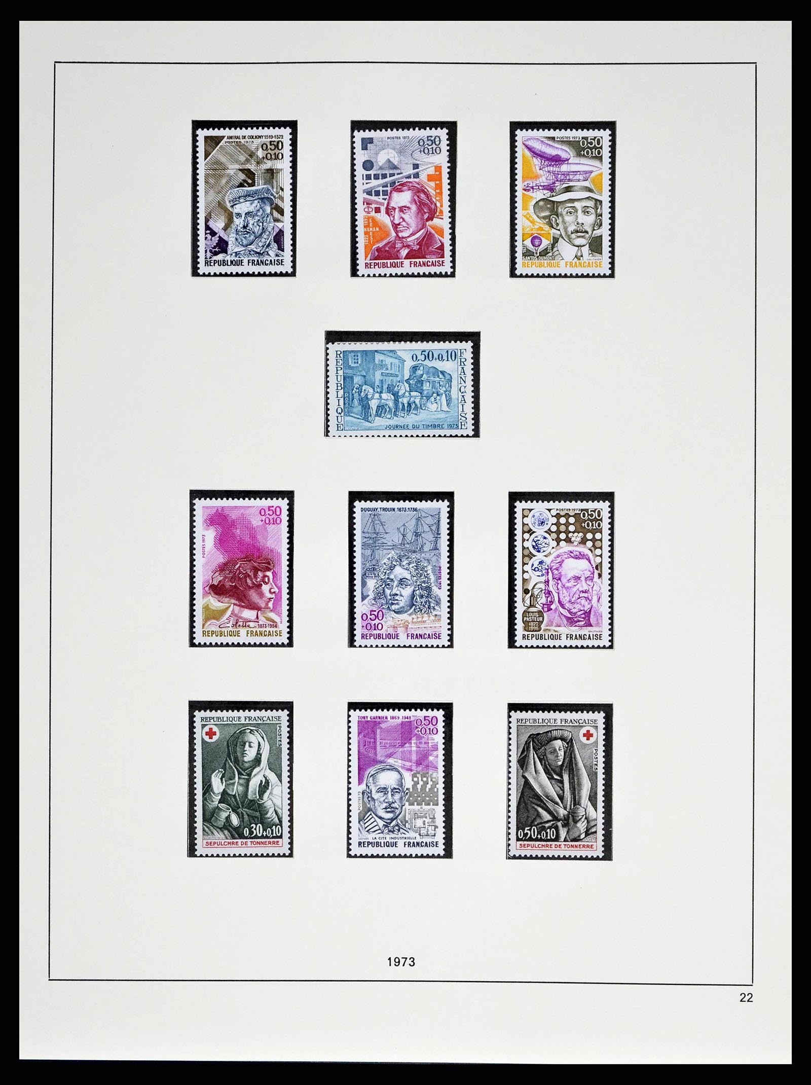 38520 0161 - Postzegelverzameling 38520 Frankrijk 1849-1973.