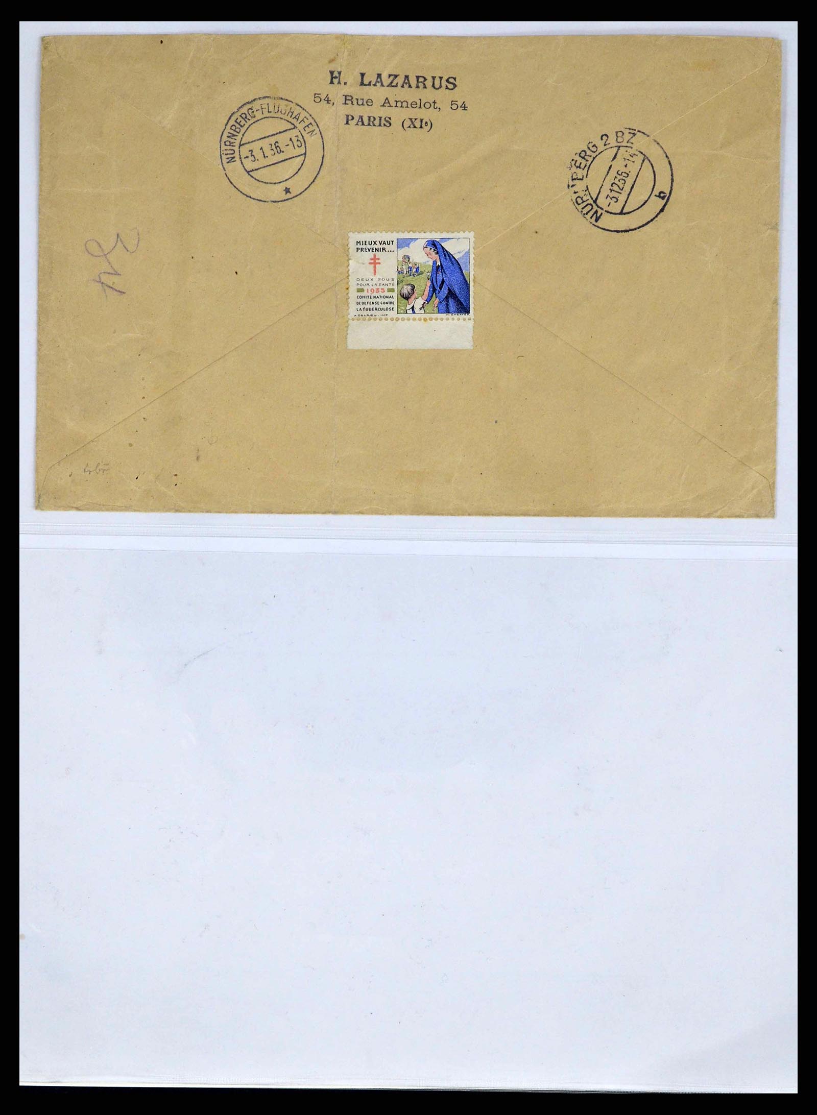 38520 0163 - Postzegelverzameling 38520 Frankrijk 1849-1973.