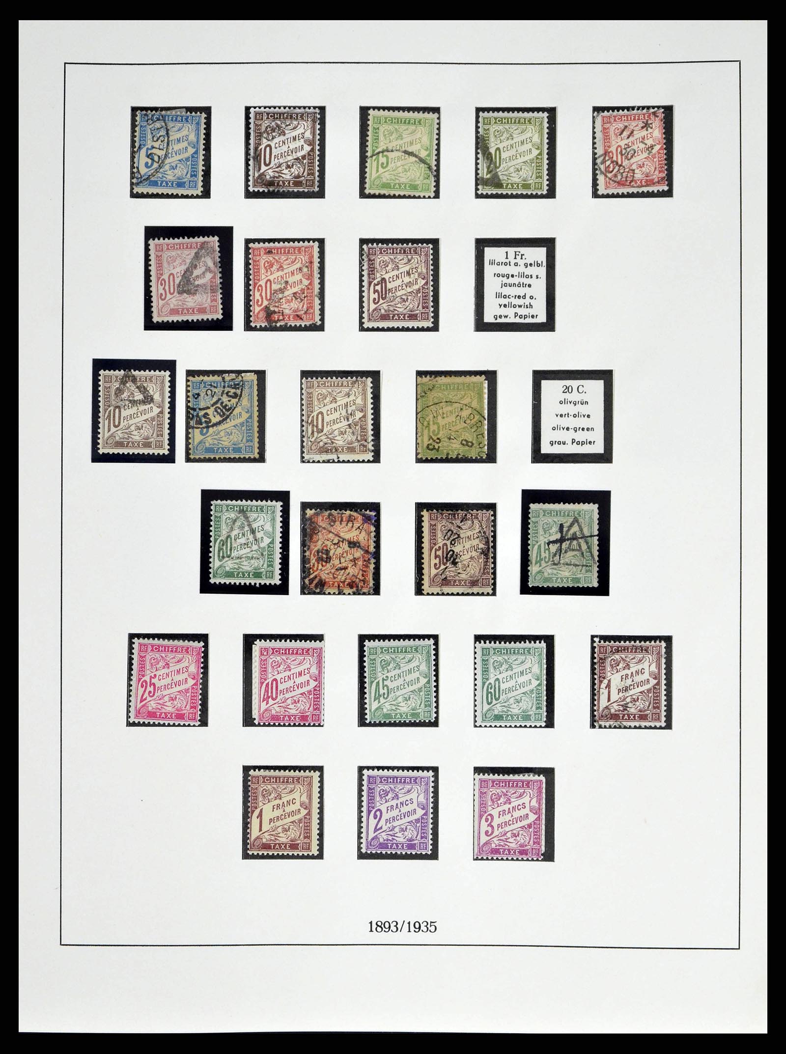 38520 0171 - Postzegelverzameling 38520 Frankrijk 1849-1973.