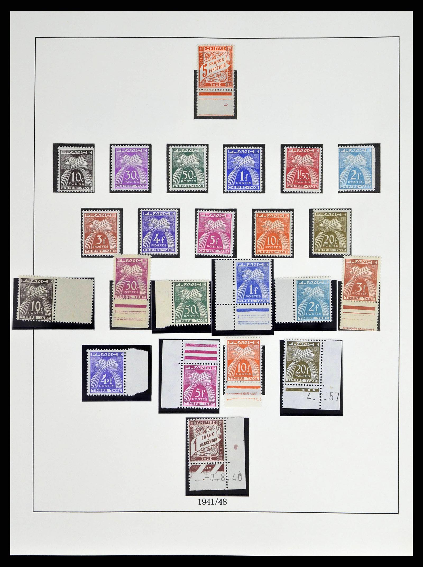 38520 0173 - Postzegelverzameling 38520 Frankrijk 1849-1973.