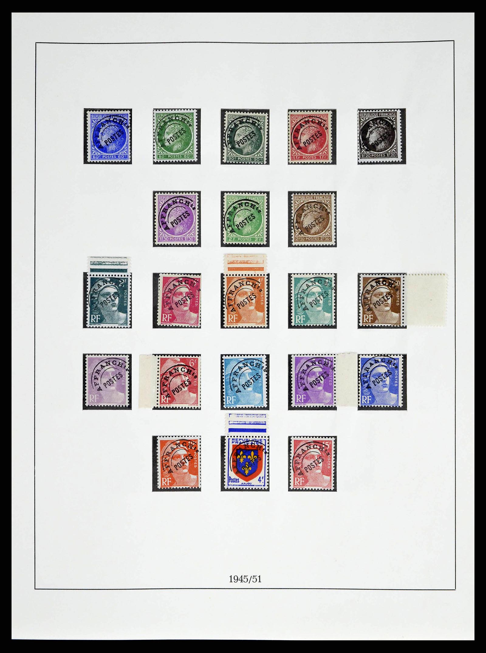 38520 0174 - Postzegelverzameling 38520 Frankrijk 1849-1973.