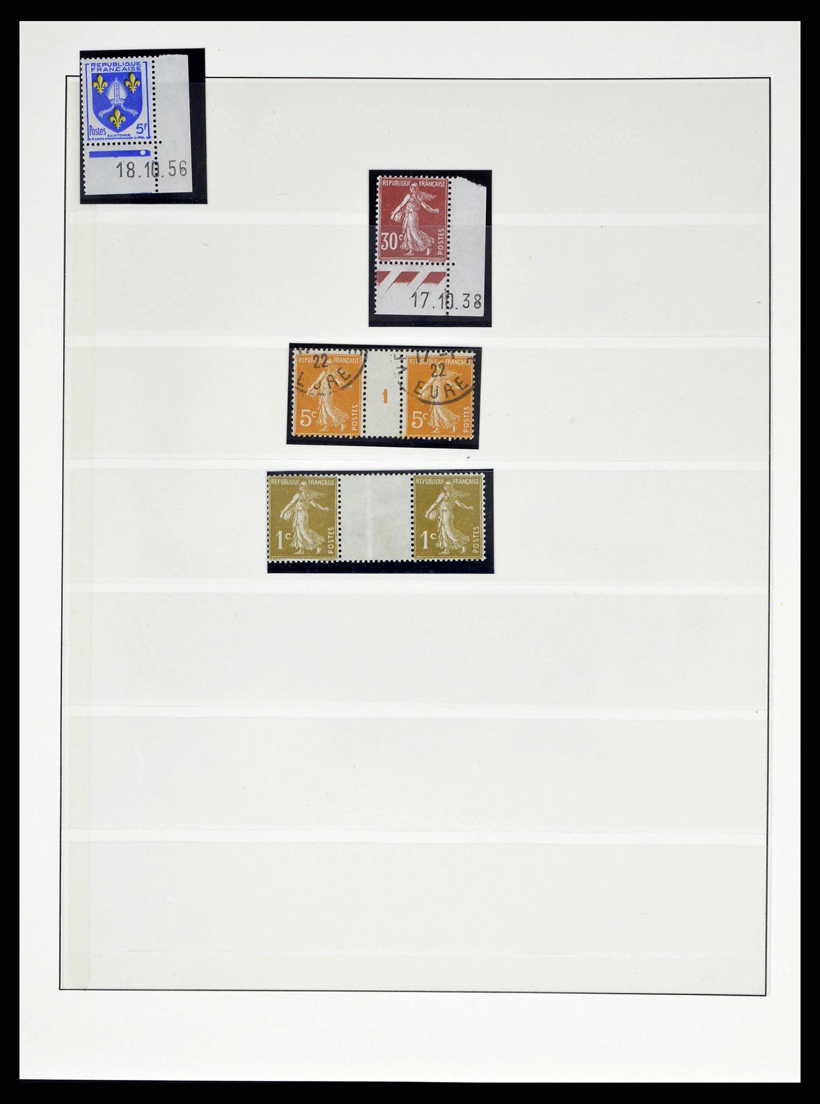38520 0178 - Postzegelverzameling 38520 Frankrijk 1849-1973.