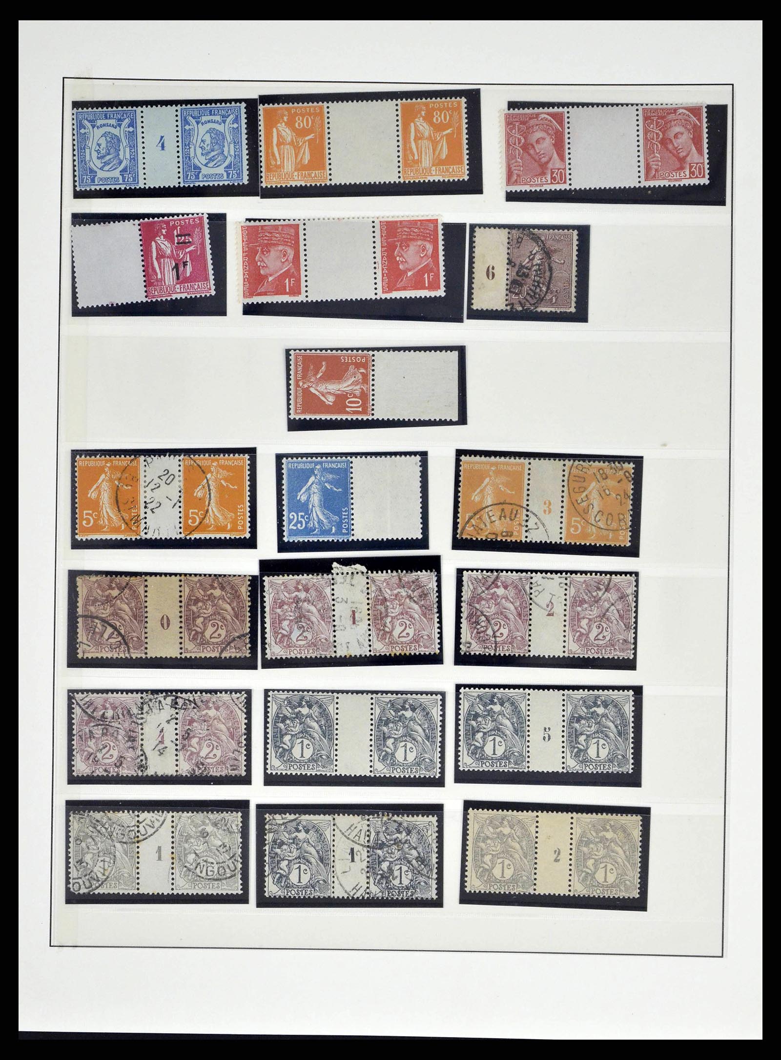 38520 0179 - Postzegelverzameling 38520 Frankrijk 1849-1973.