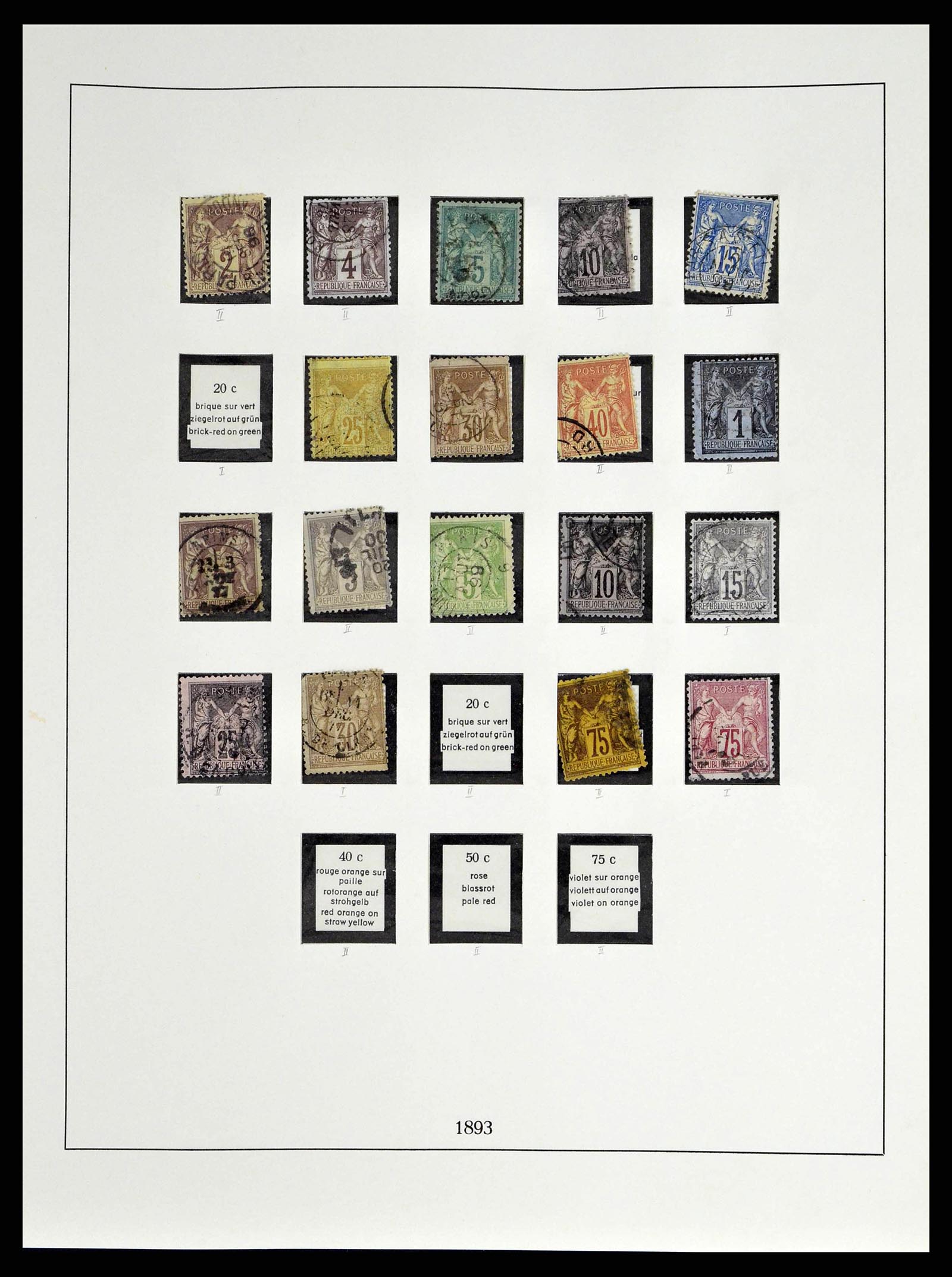 38520 0180 - Postzegelverzameling 38520 Frankrijk 1849-1973.