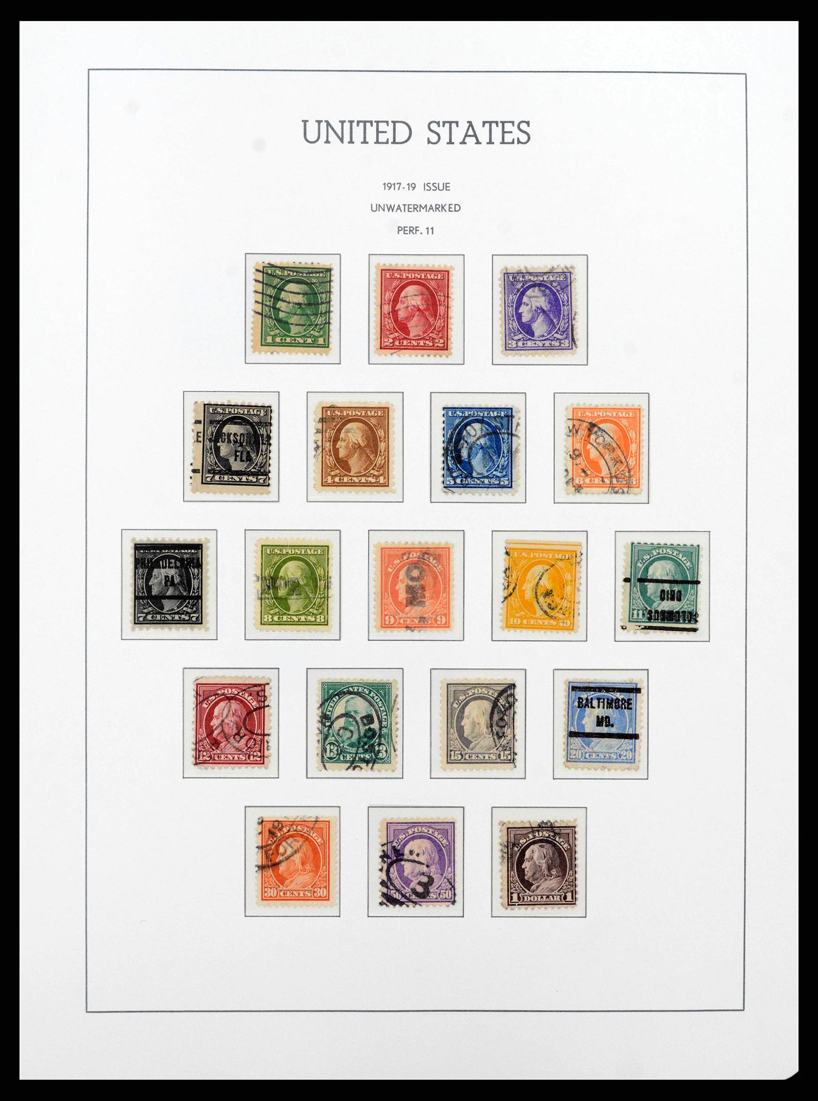 38540 0018 - Postzegelverzameling 38540 USA 1847-1964.