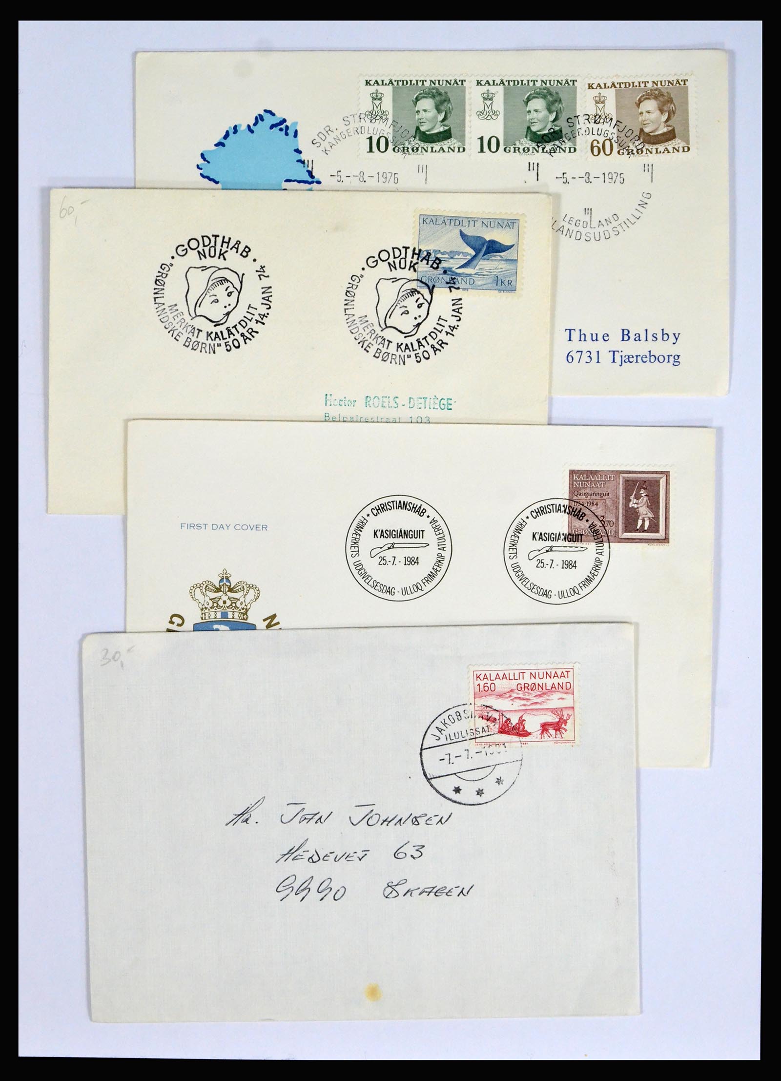 38547 0013 - Stamp collection 38547 Greenland and Faroe Islands 1919-1990.