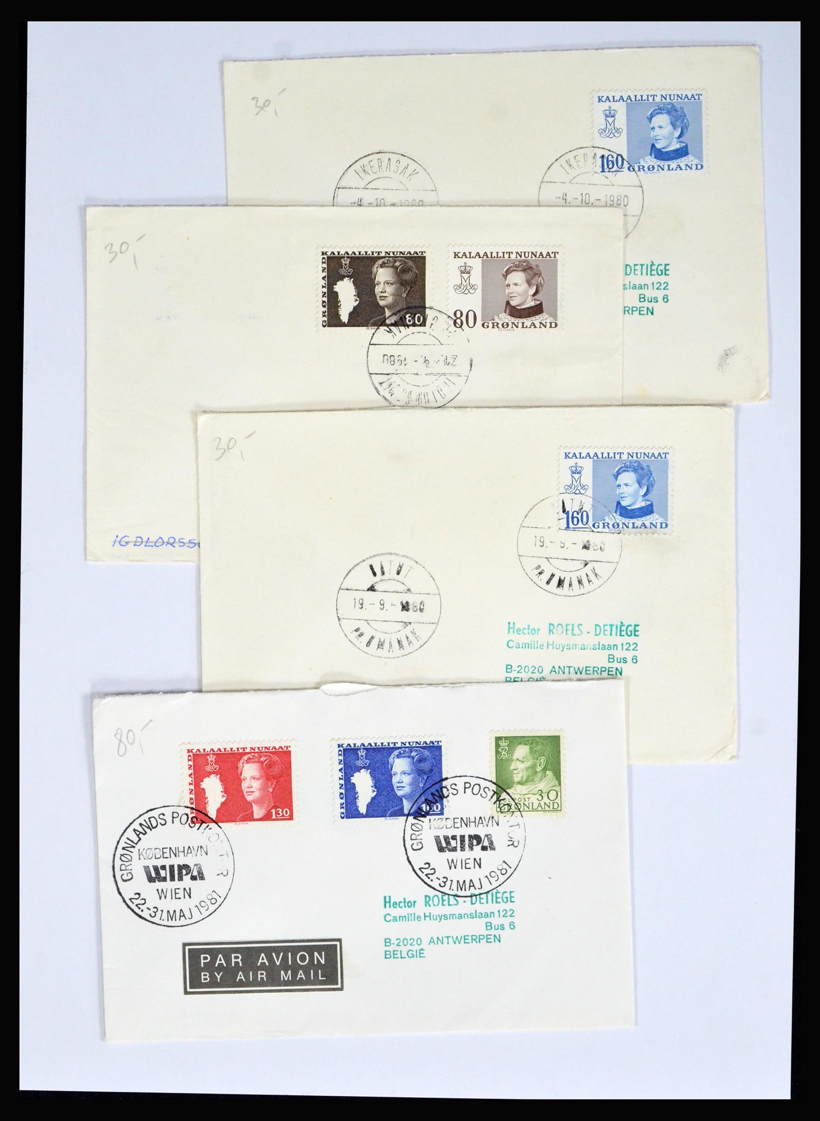 38547 0015 - Stamp collection 38547 Greenland and Faroe Islands 1919-1990.