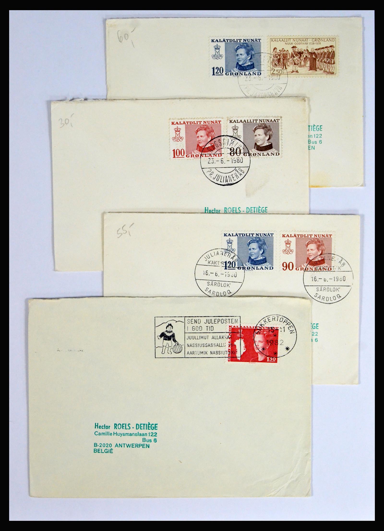 38547 0017 - Stamp collection 38547 Greenland and Faroe Islands 1919-1990.