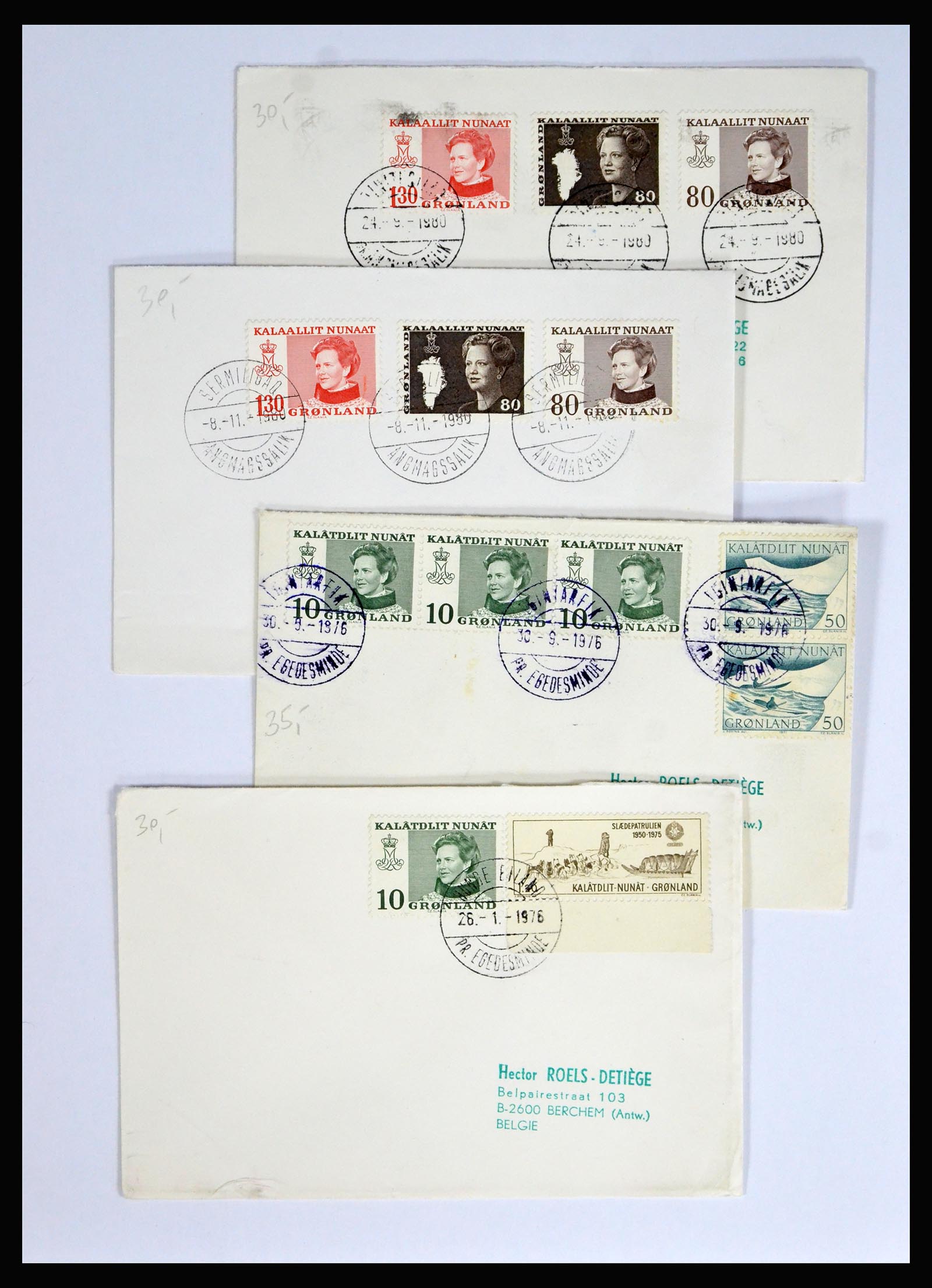 38547 0018 - Stamp collection 38547 Greenland and Faroe Islands 1919-1990.