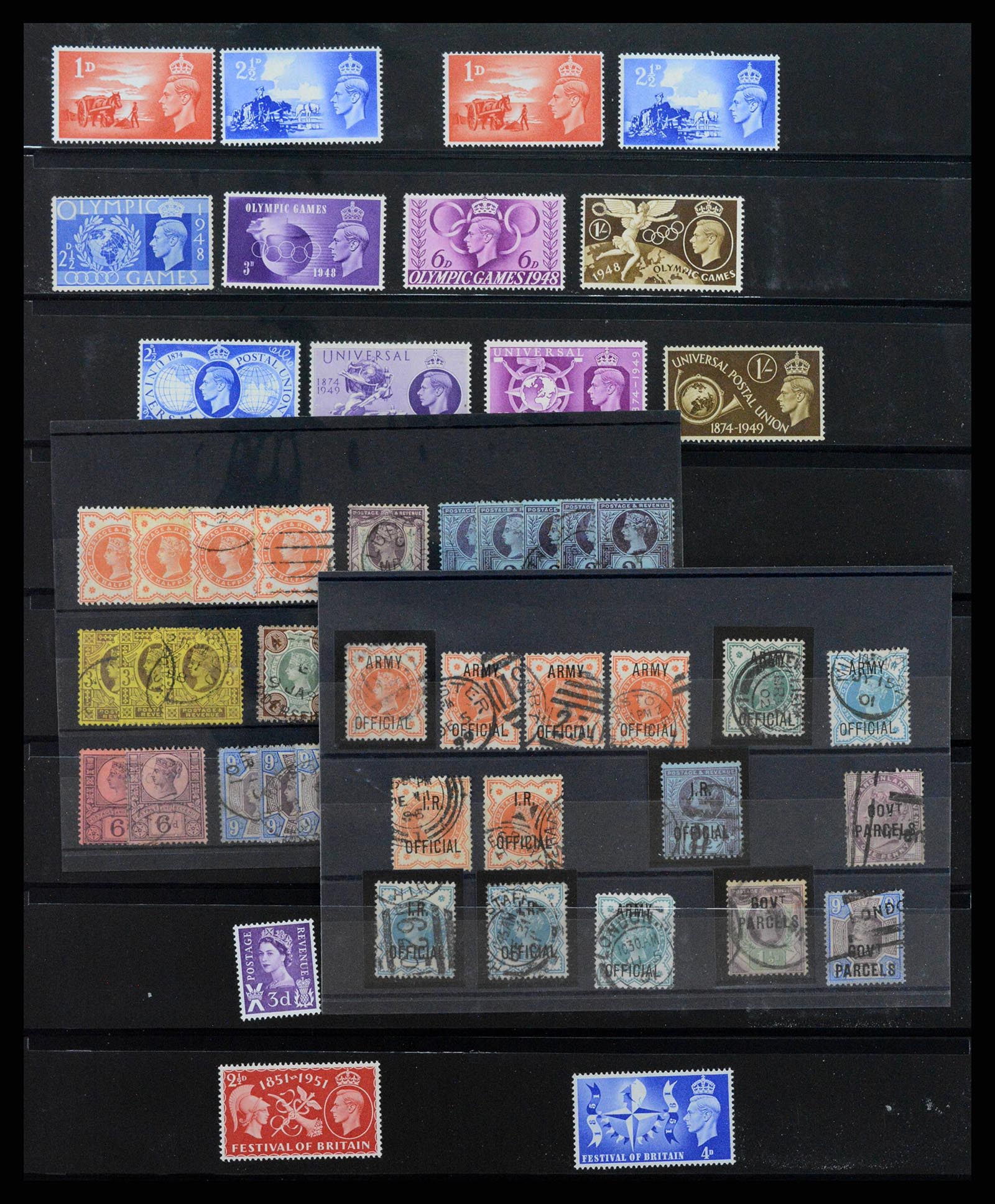 38599 0005 - Stamp collection 38599 Great Britain 1858-1995.