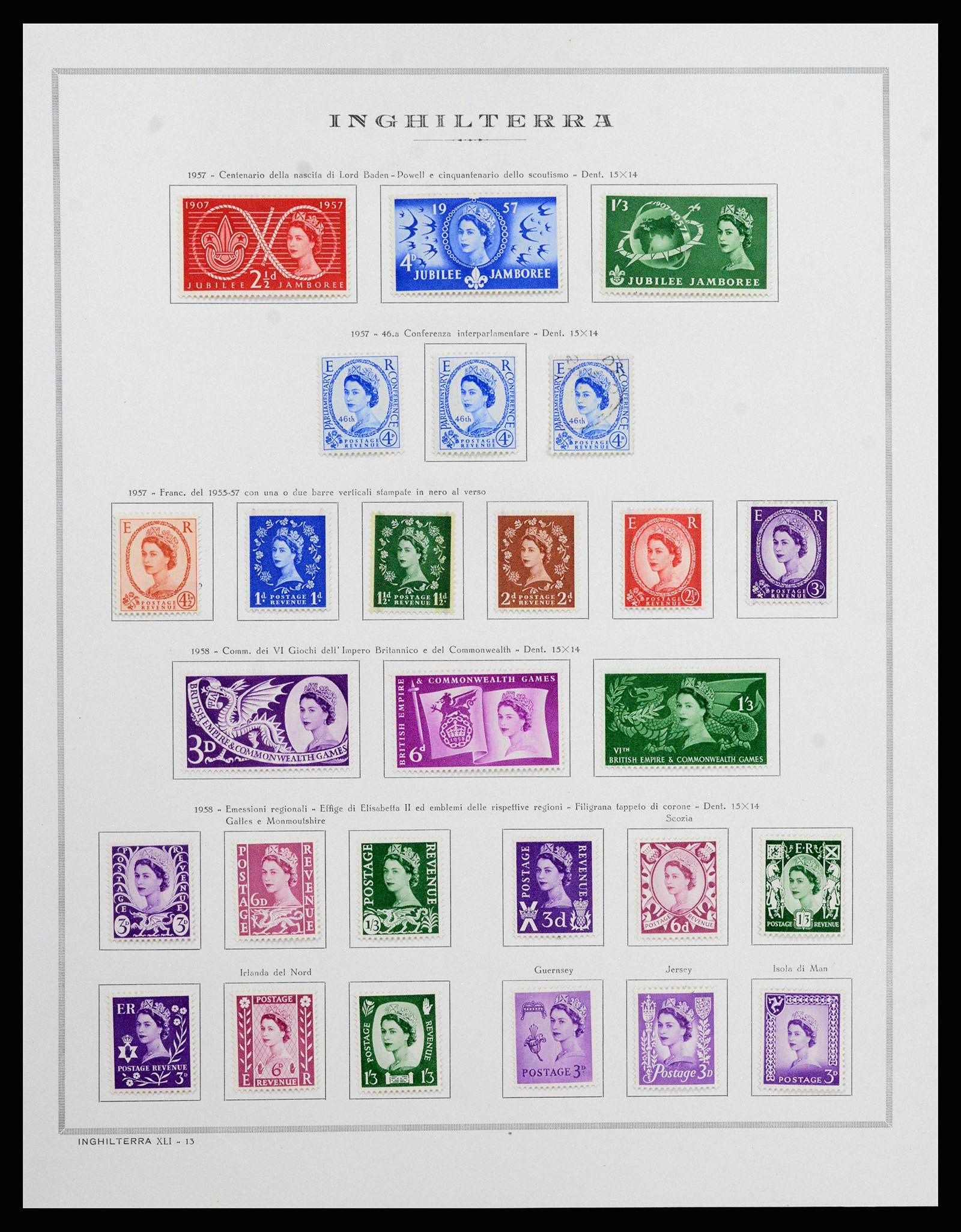 38599 0011 - Stamp collection 38599 Great Britain 1858-1995.