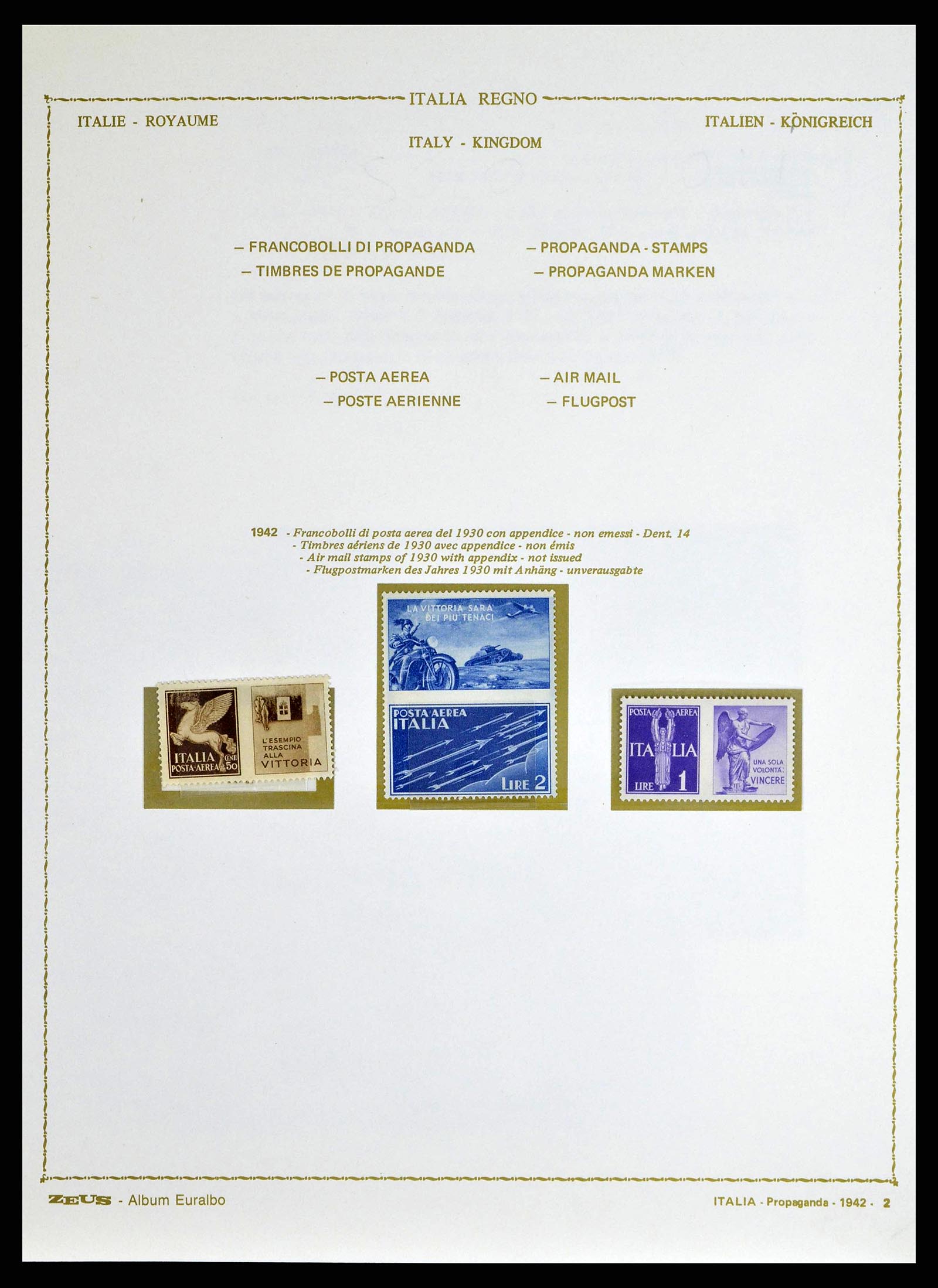 38605 0061 - Stamp collection 38605 Italy 1862-1942.