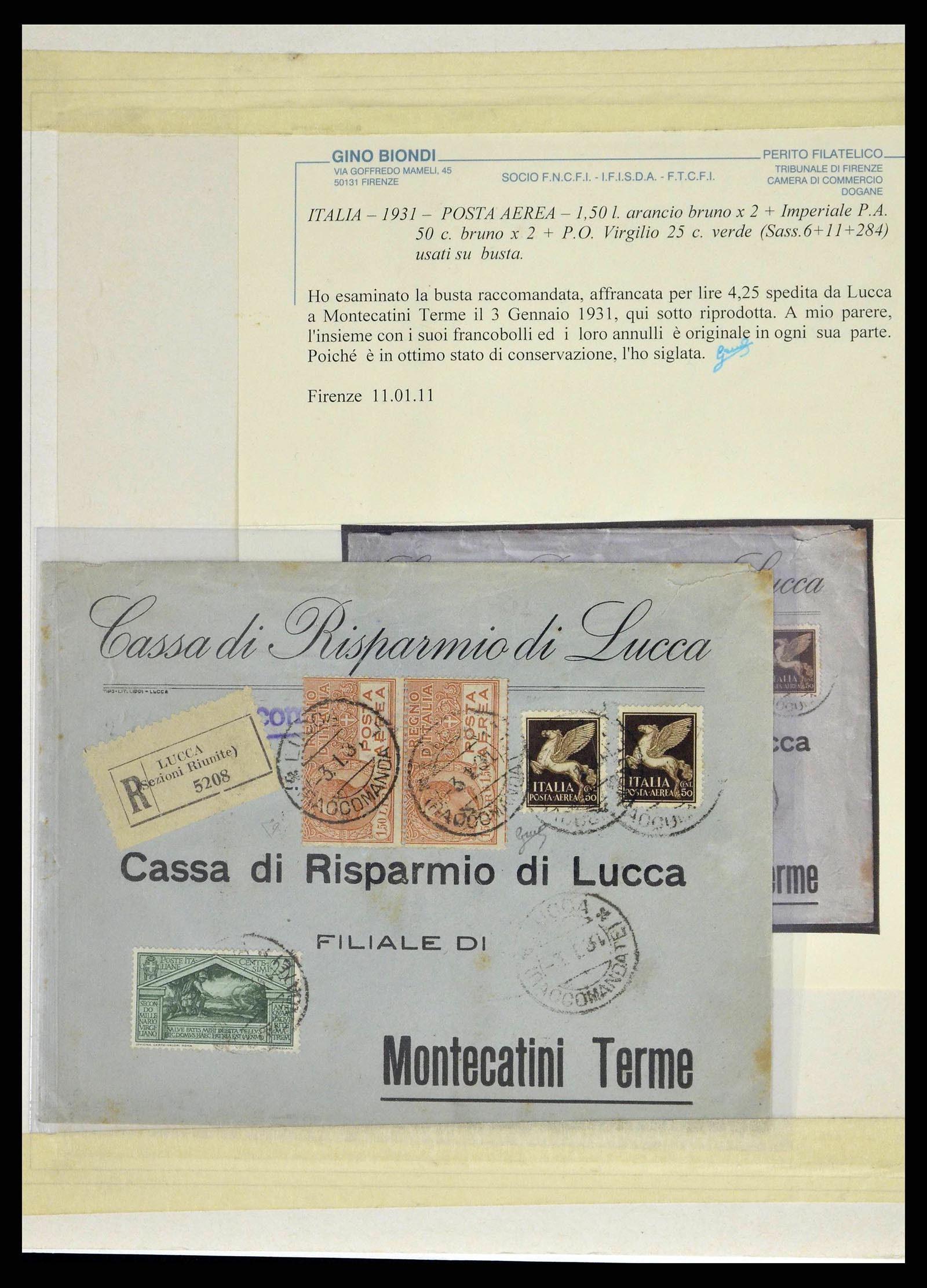 38605 0062 - Stamp collection 38605 Italy 1862-1942.
