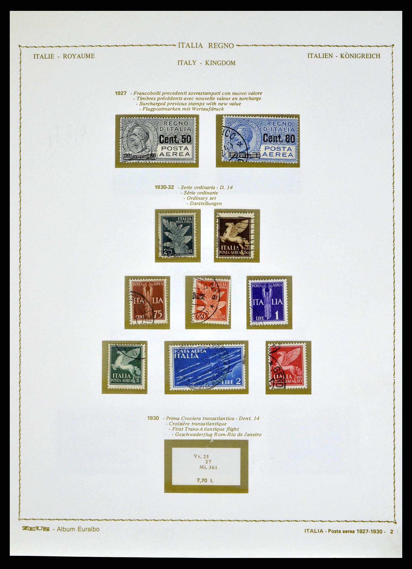 38605 0065 - Stamp collection 38605 Italy 1862-1942.