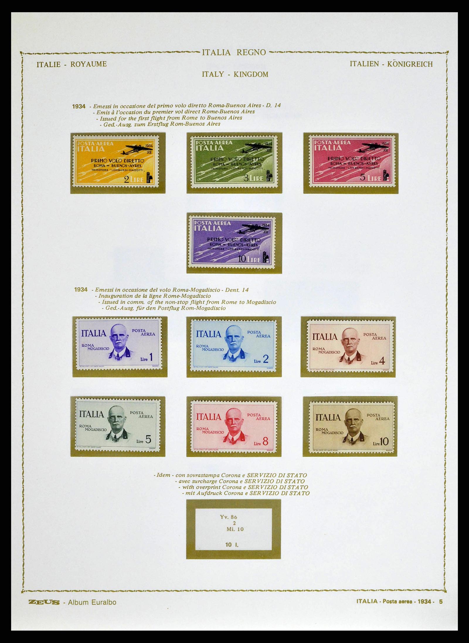 38605 0068 - Stamp collection 38605 Italy 1862-1942.
