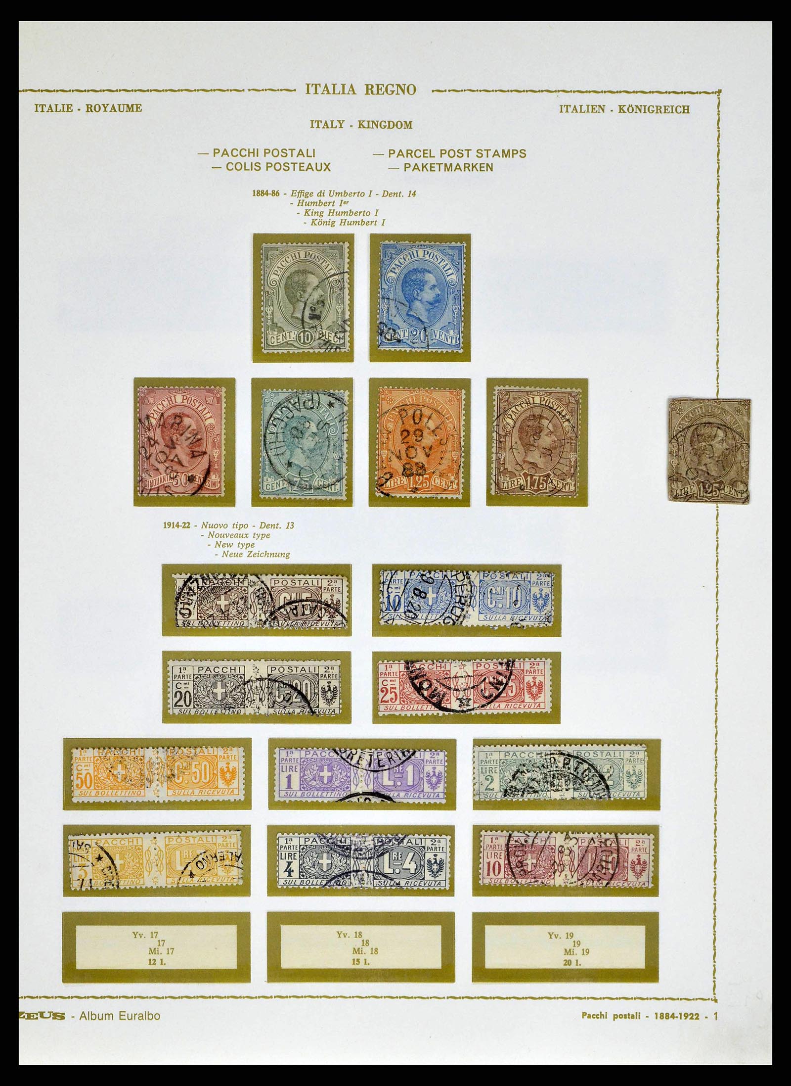 38605 0071 - Stamp collection 38605 Italy 1862-1942.