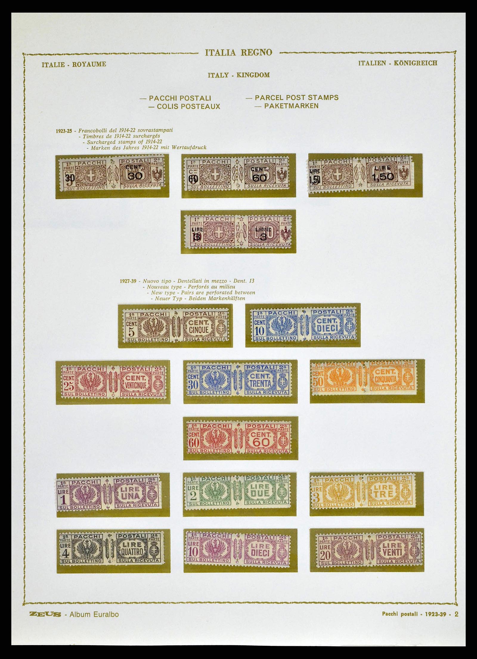 38605 0073 - Stamp collection 38605 Italy 1862-1942.