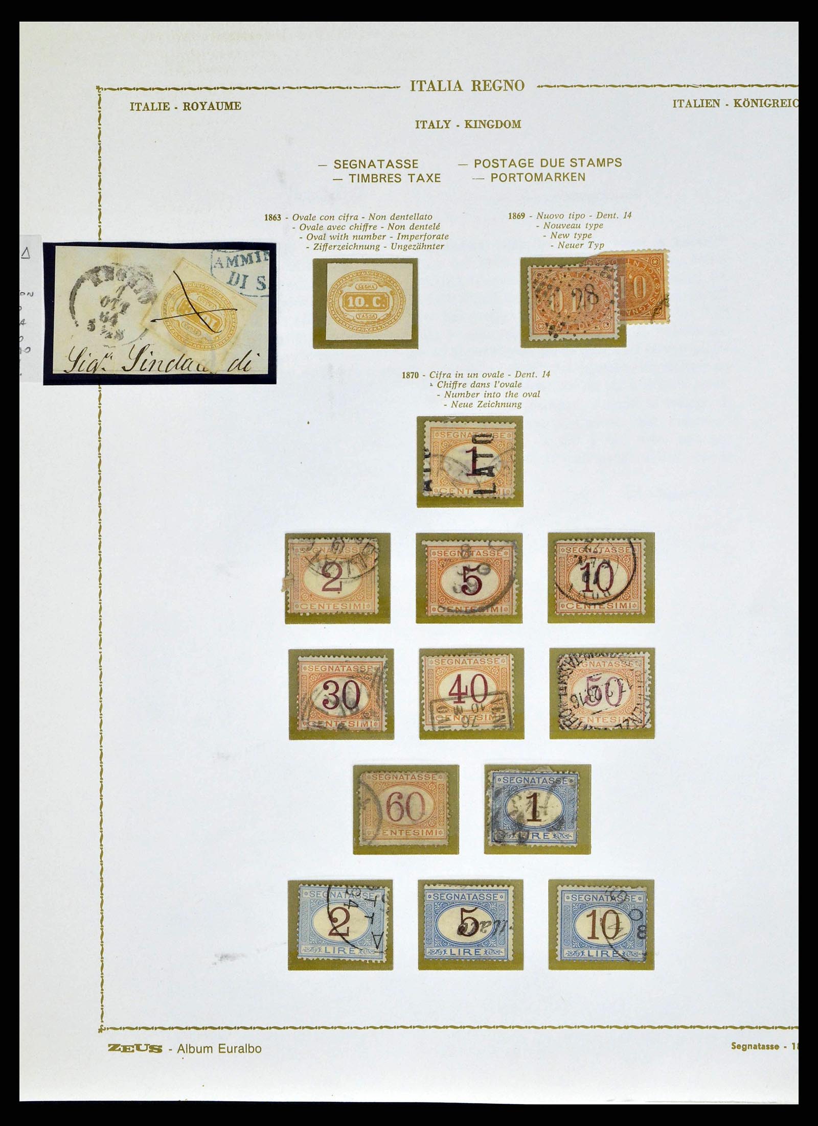 38605 0075 - Stamp collection 38605 Italy 1862-1942.