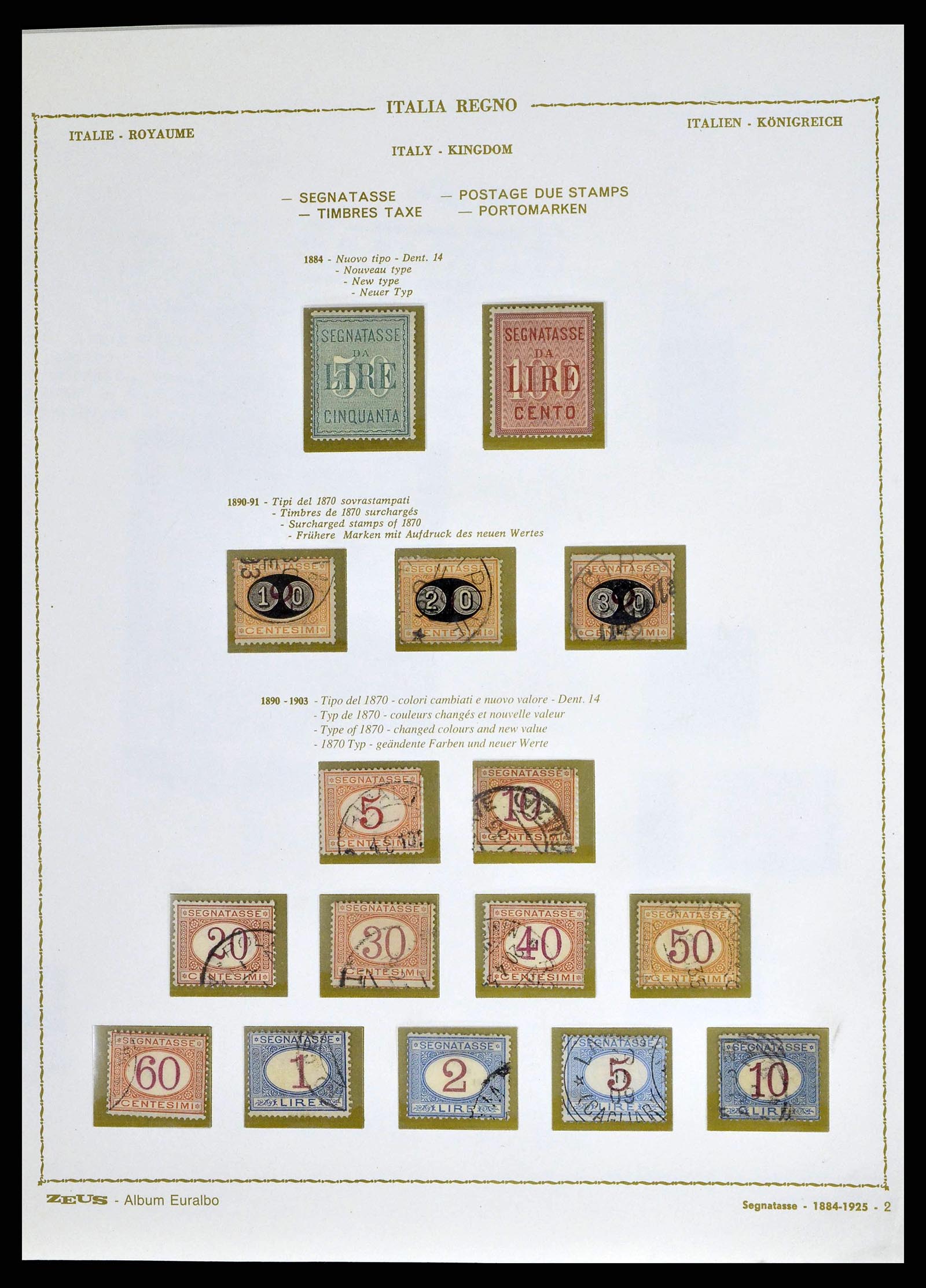 38605 0079 - Stamp collection 38605 Italy 1862-1942.