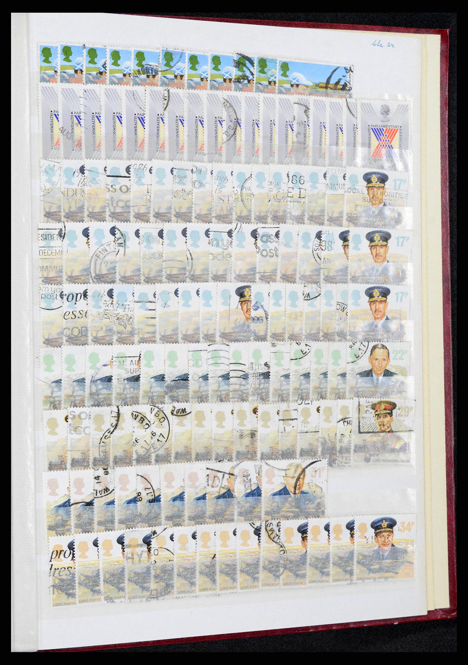 38606 0090 - Postzegelverzameling 38606 Engeland 1971-2004.