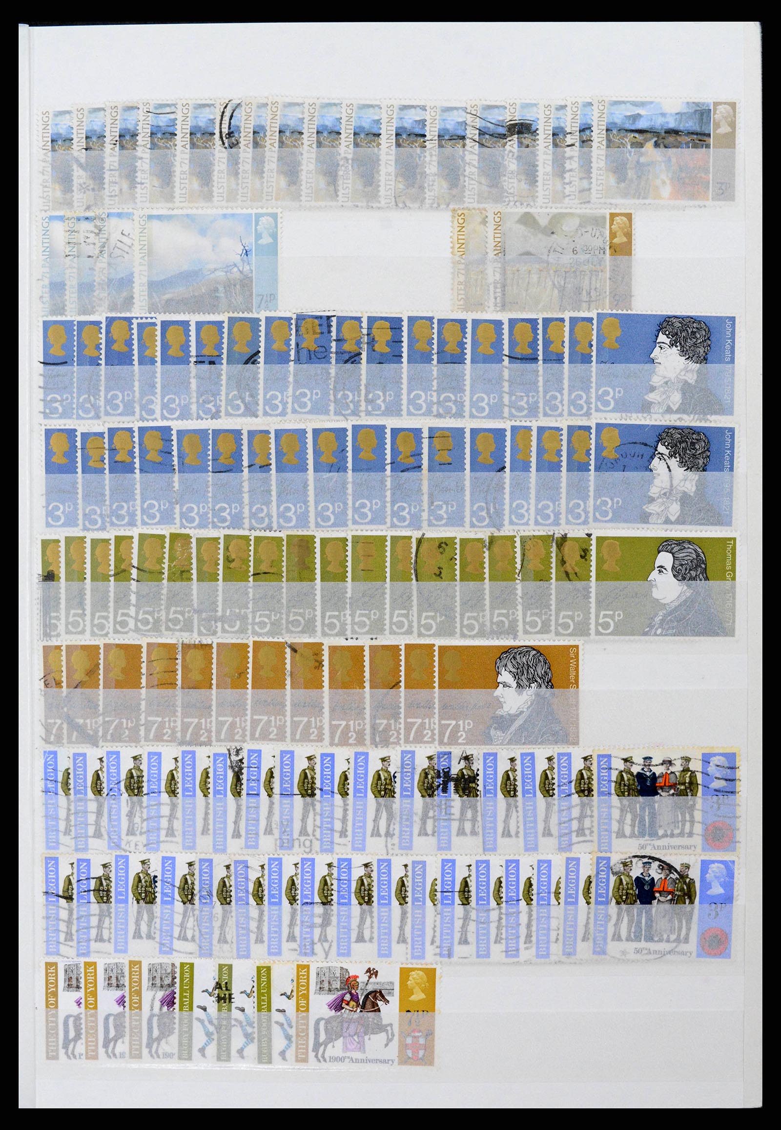 38606 0093 - Postzegelverzameling 38606 Engeland 1971-2004.