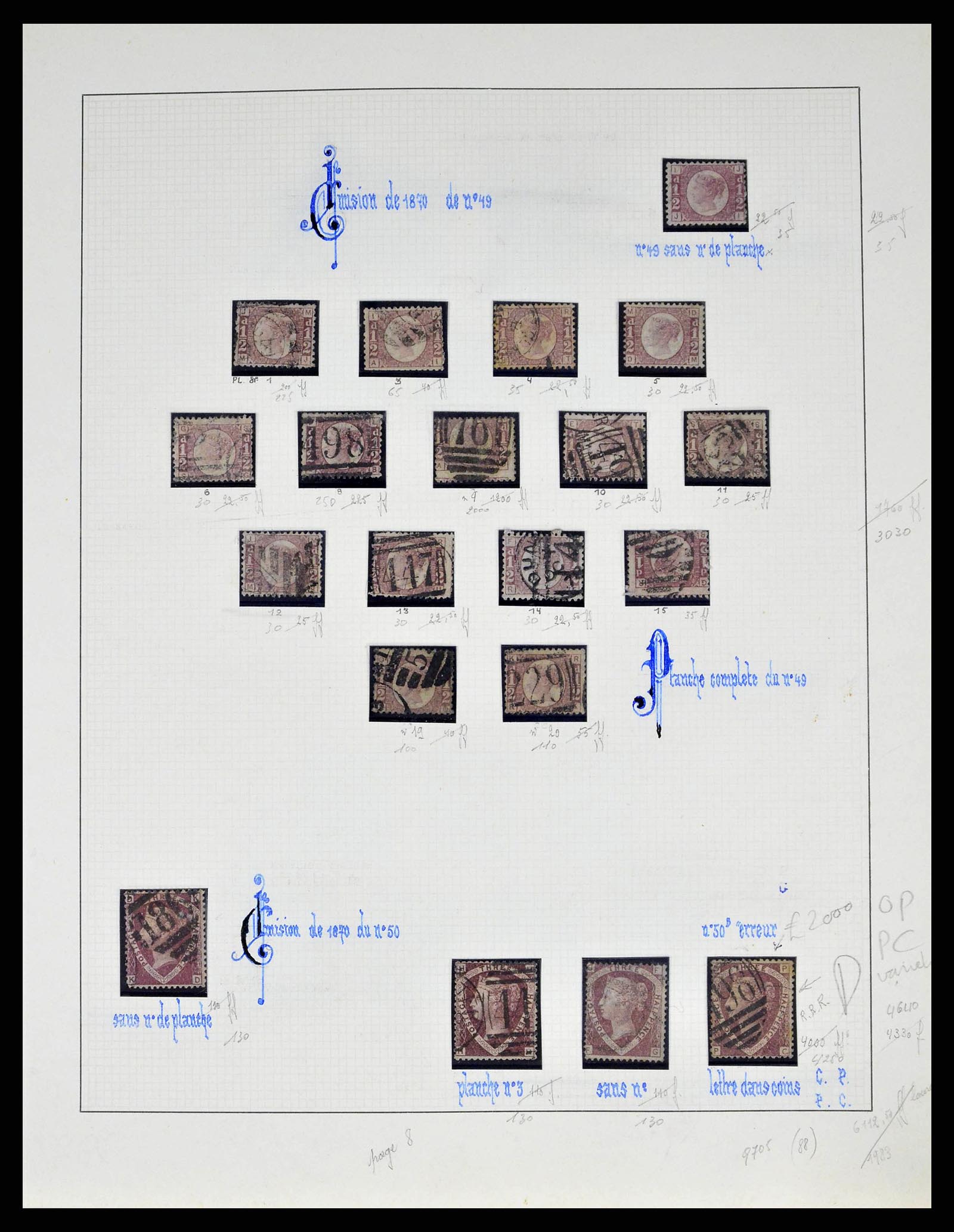 38635 0016 - Postzegelverzameling 38635 Engeland 1840-1981.