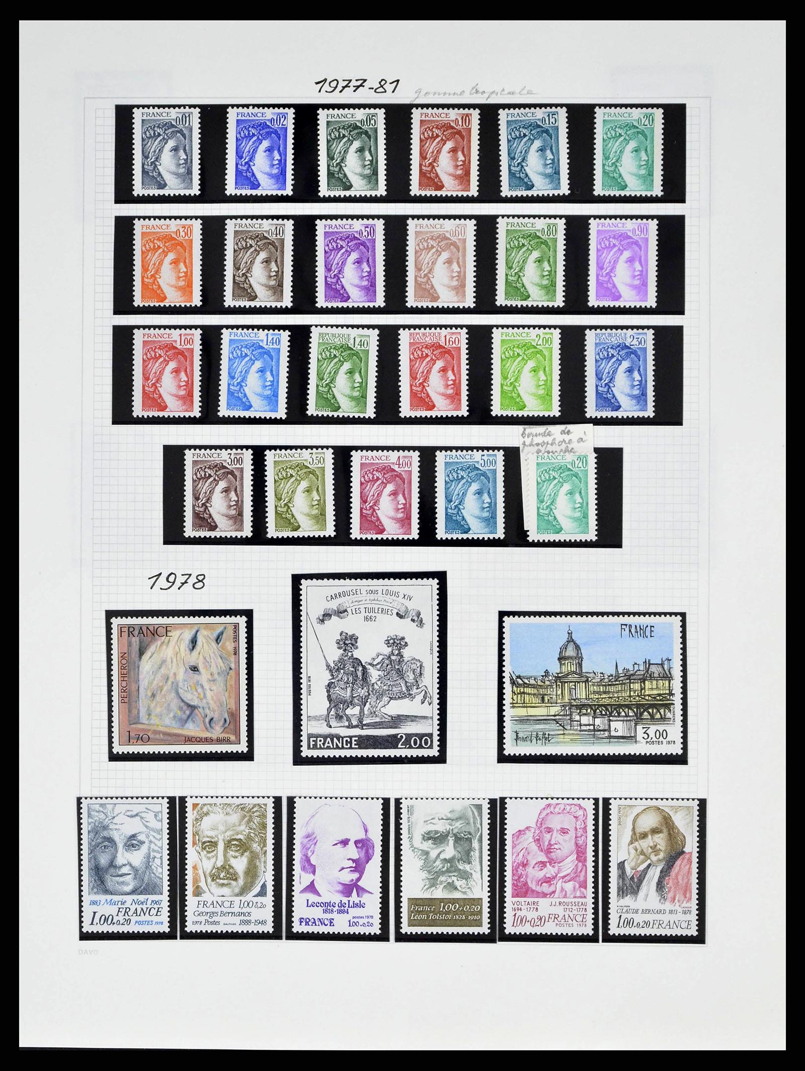 38645 0149 - Postzegelverzameling 38645 Frankrijk 1849-1983.