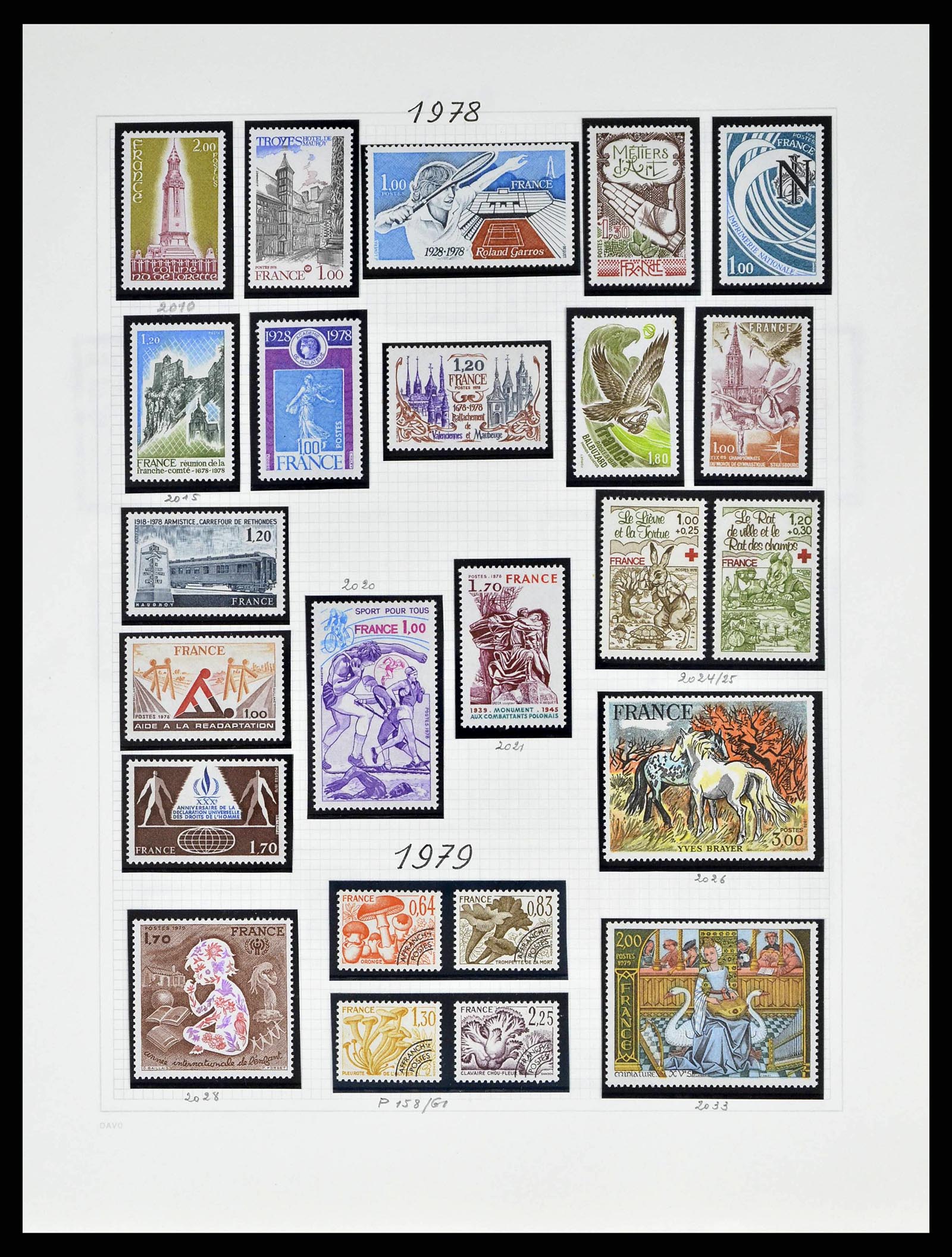 38645 0151 - Postzegelverzameling 38645 Frankrijk 1849-1983.