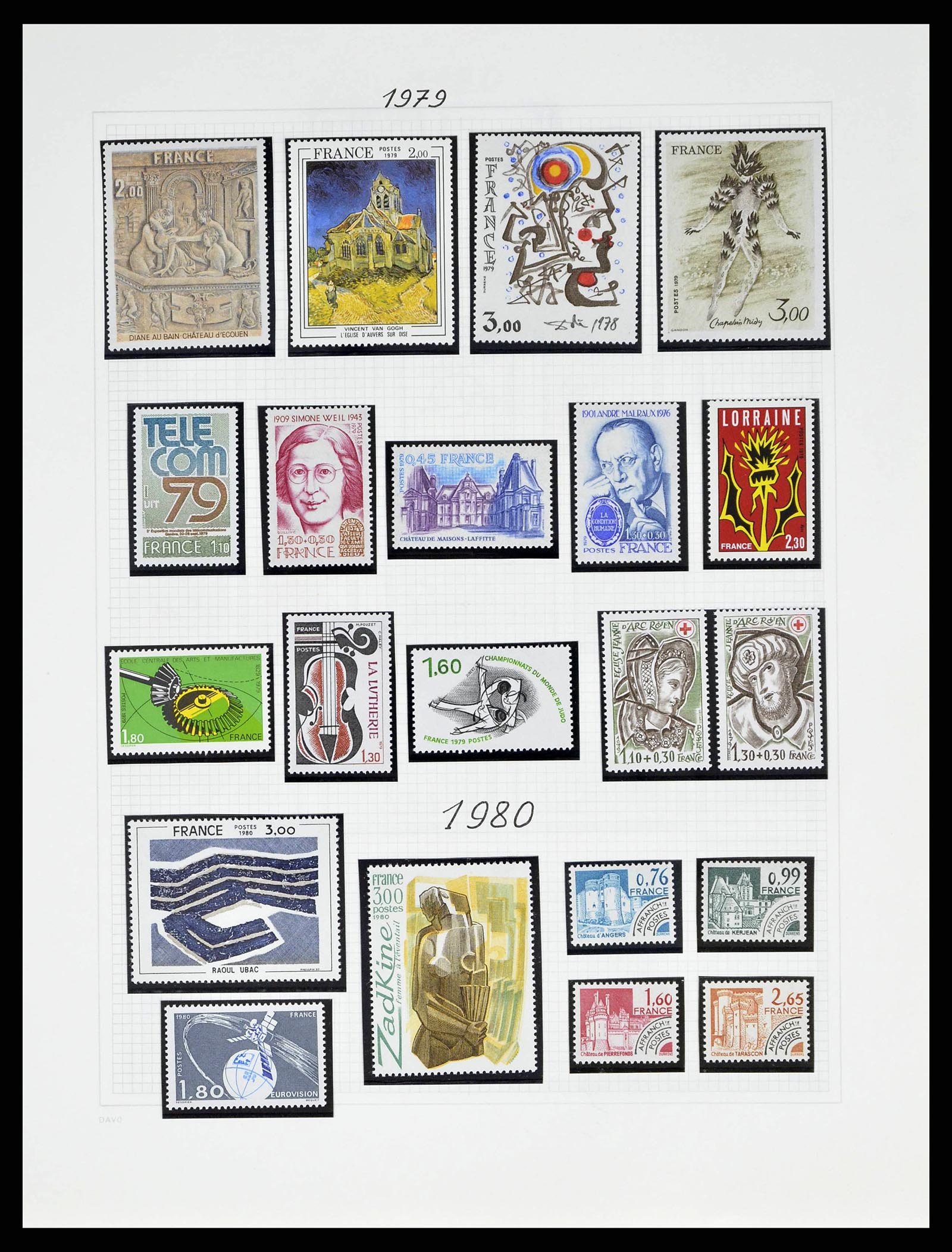 38645 0153 - Postzegelverzameling 38645 Frankrijk 1849-1983.