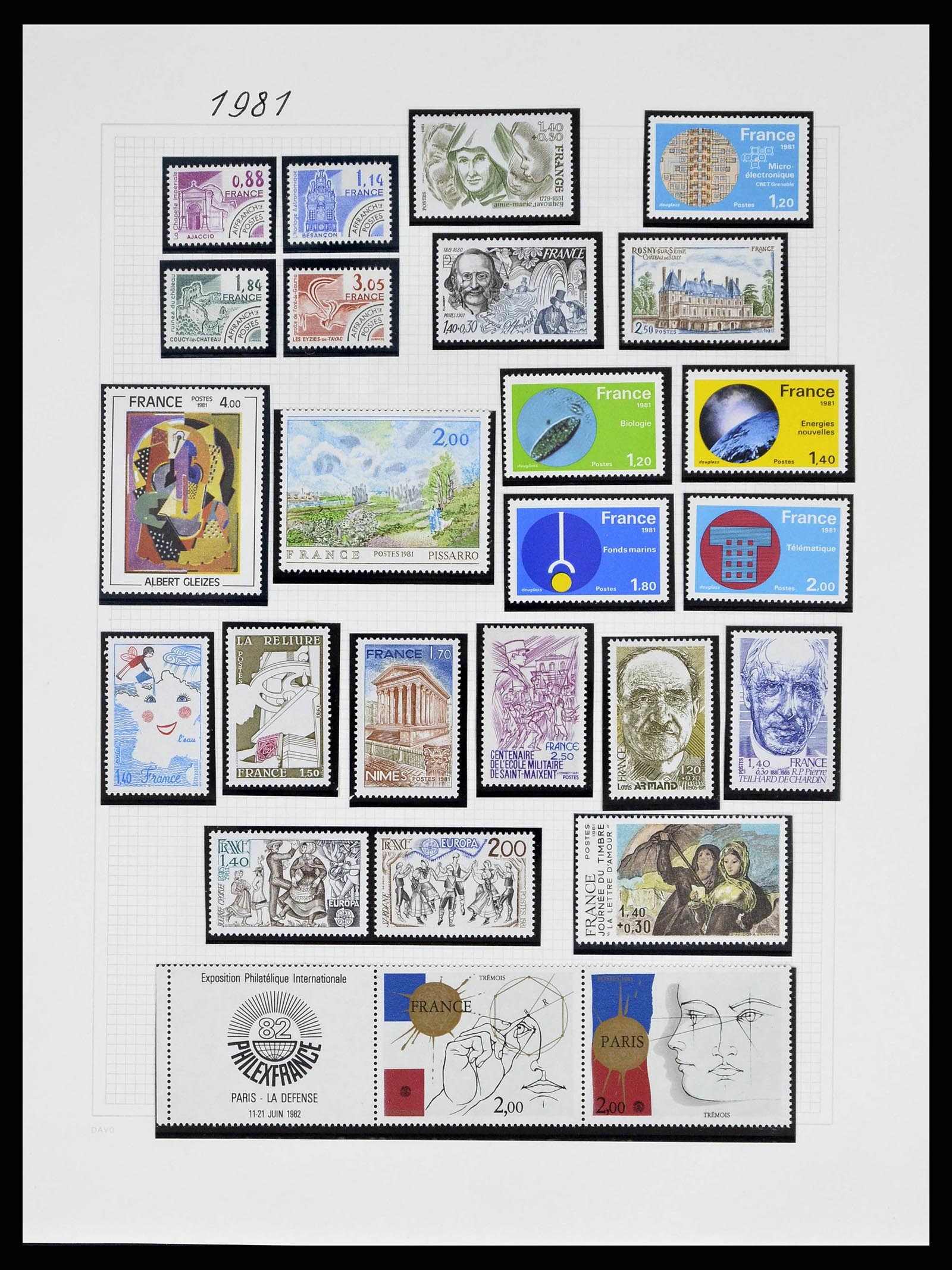 38645 0156 - Postzegelverzameling 38645 Frankrijk 1849-1983.
