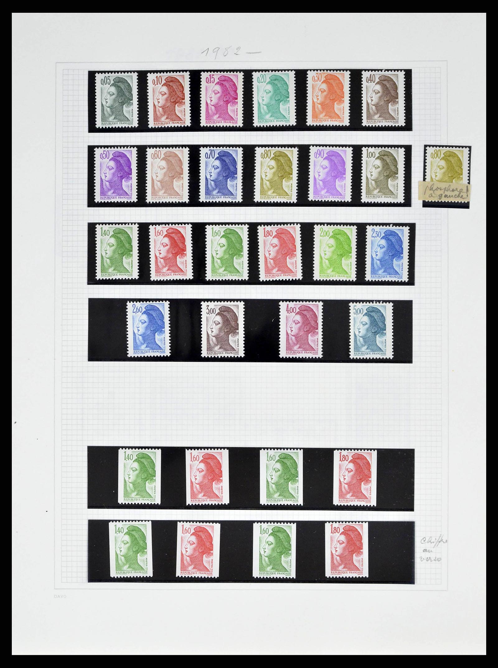 38645 0159 - Postzegelverzameling 38645 Frankrijk 1849-1983.