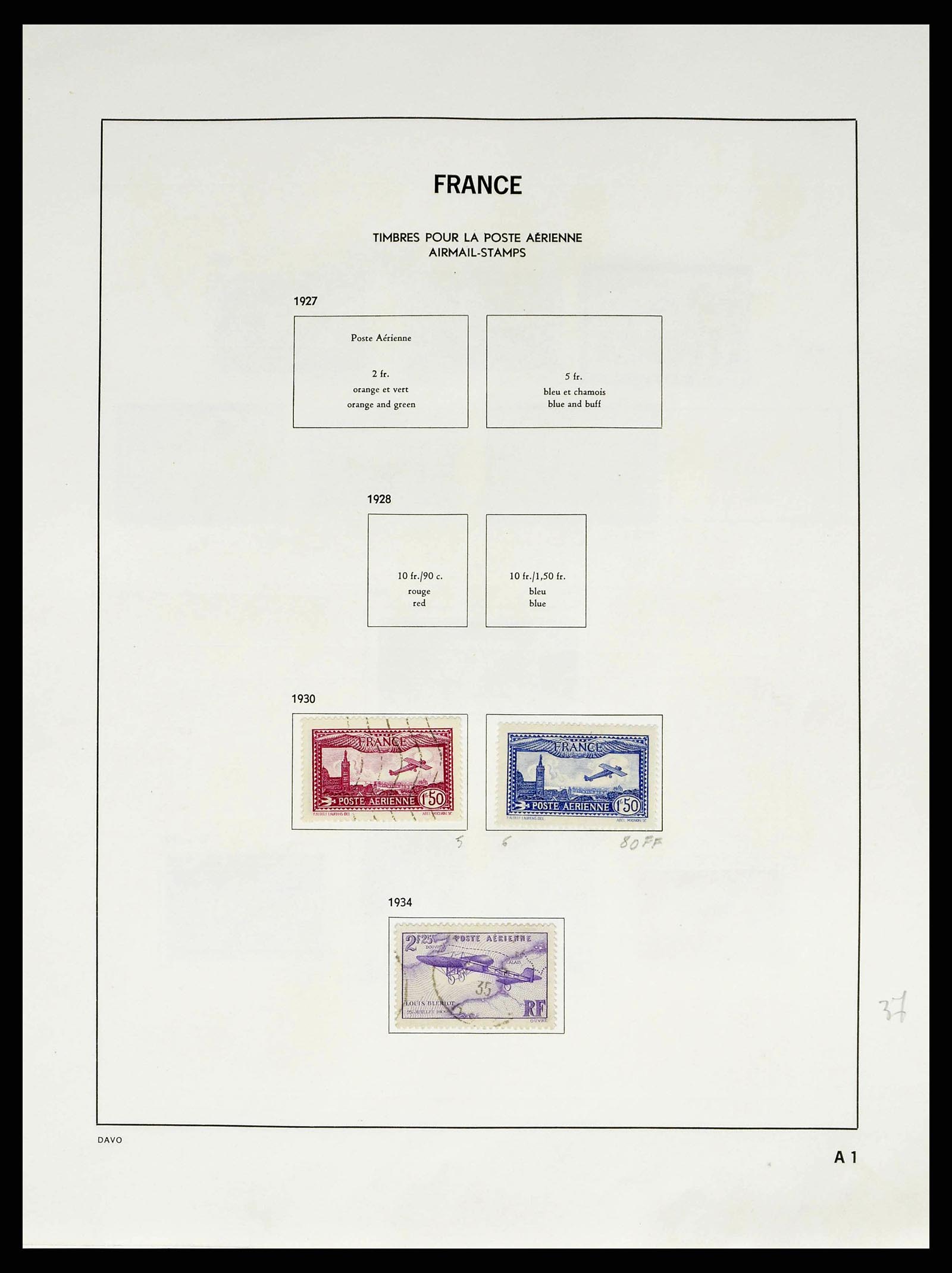 38645 0165 - Postzegelverzameling 38645 Frankrijk 1849-1983.