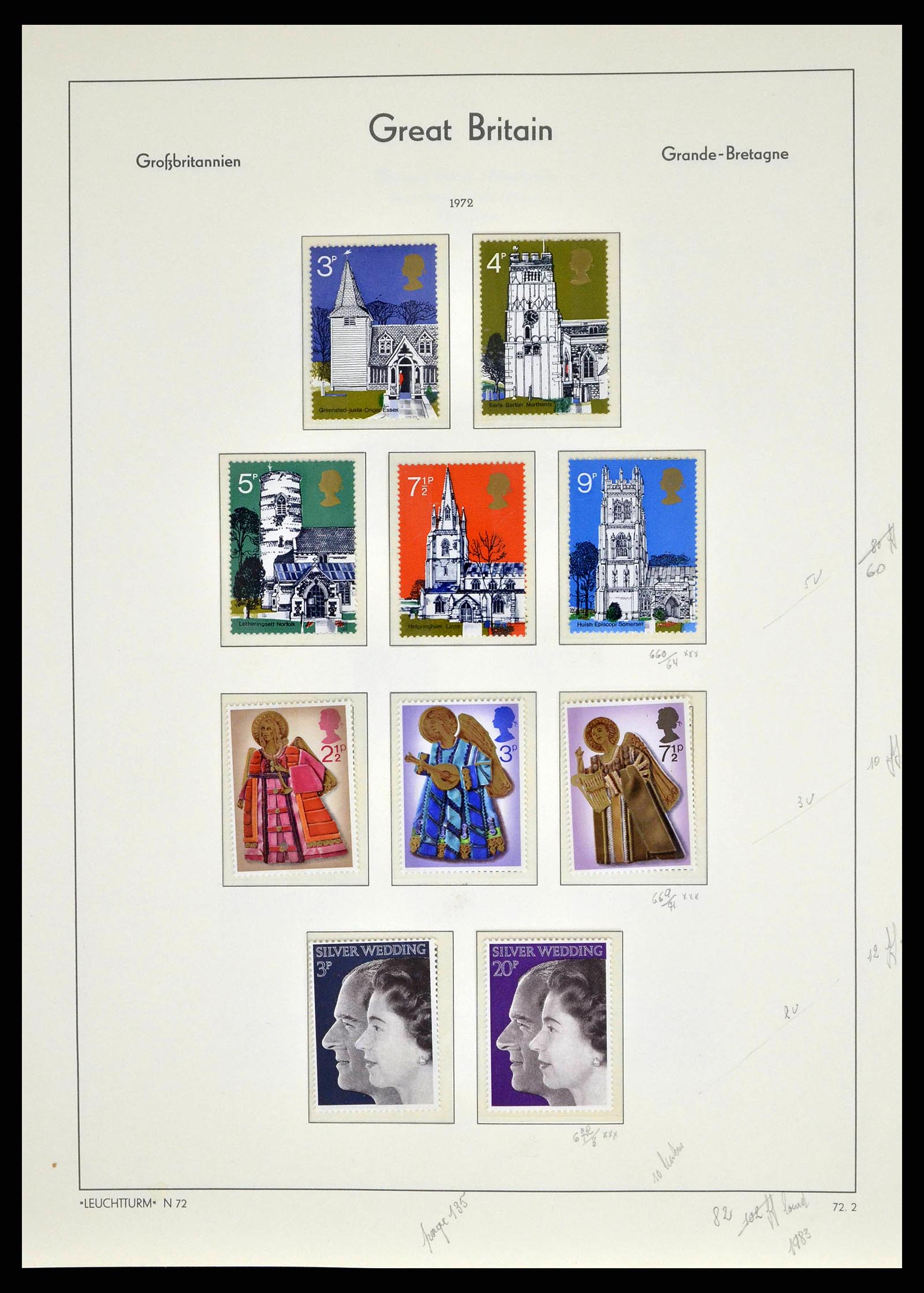 38649 0141 - Postzegelverzameling 38649 Engeland 1840-1971.