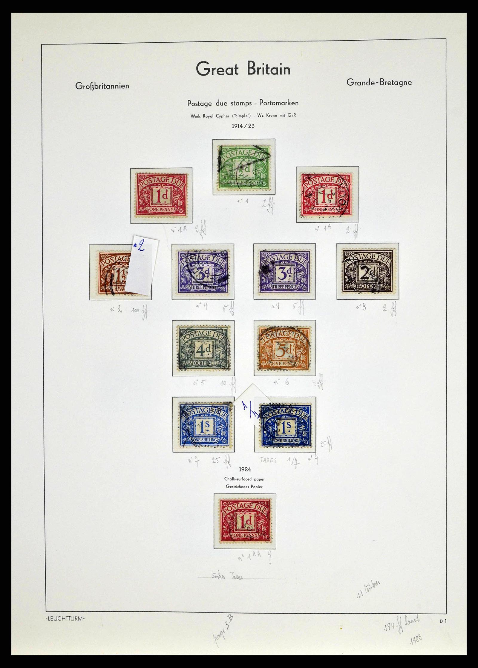 38649 0144 - Postzegelverzameling 38649 Engeland 1840-1971.