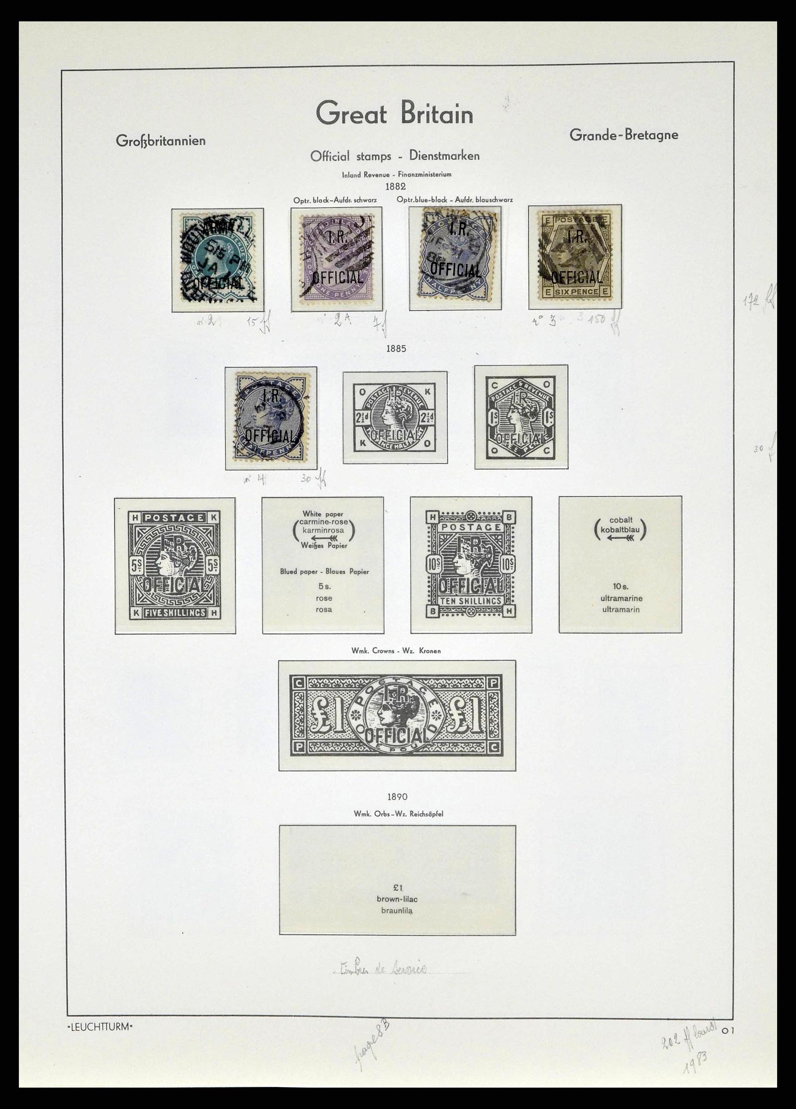 38649 0149 - Postzegelverzameling 38649 Engeland 1840-1971.