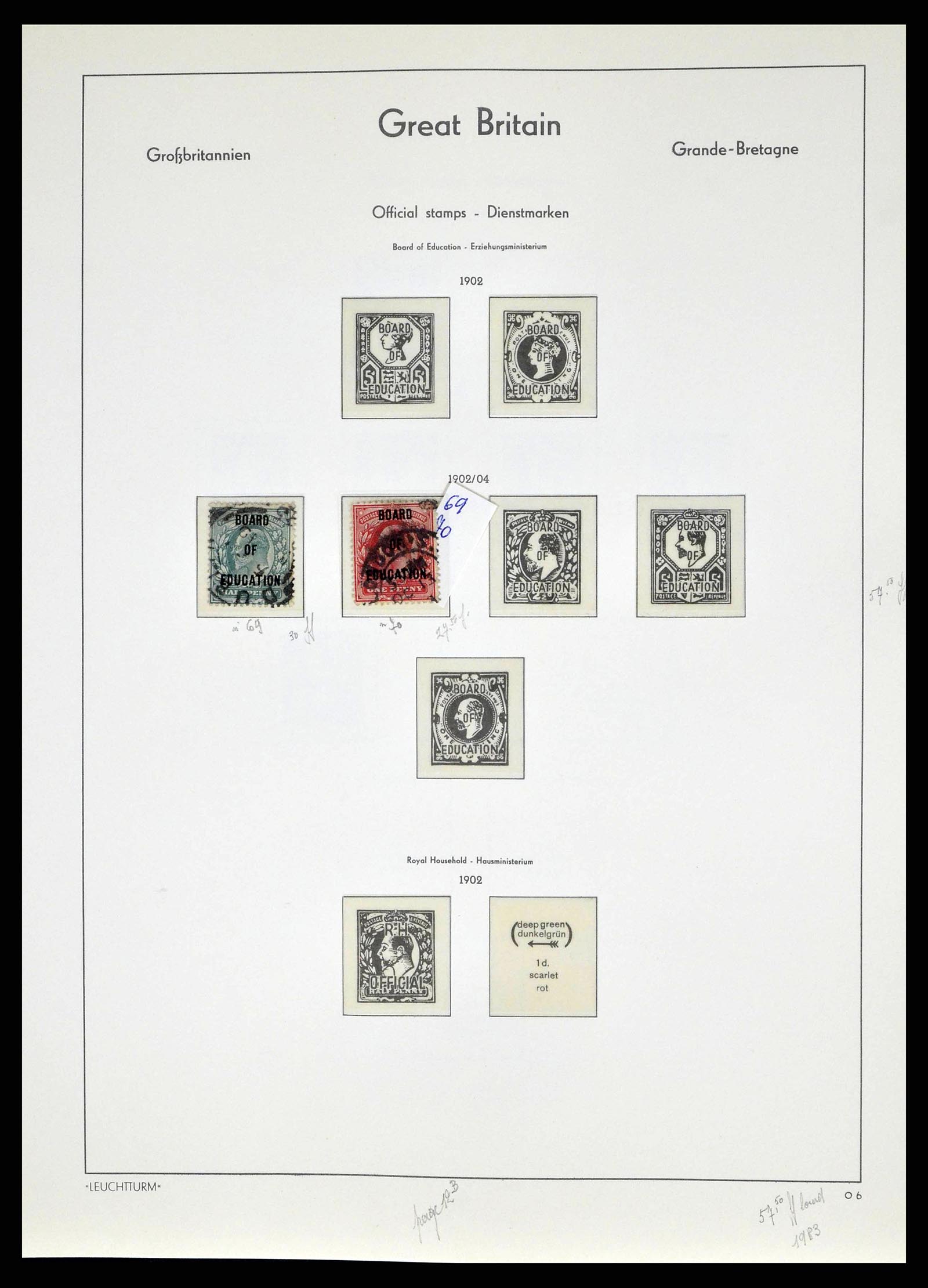 38649 0153 - Postzegelverzameling 38649 Engeland 1840-1971.