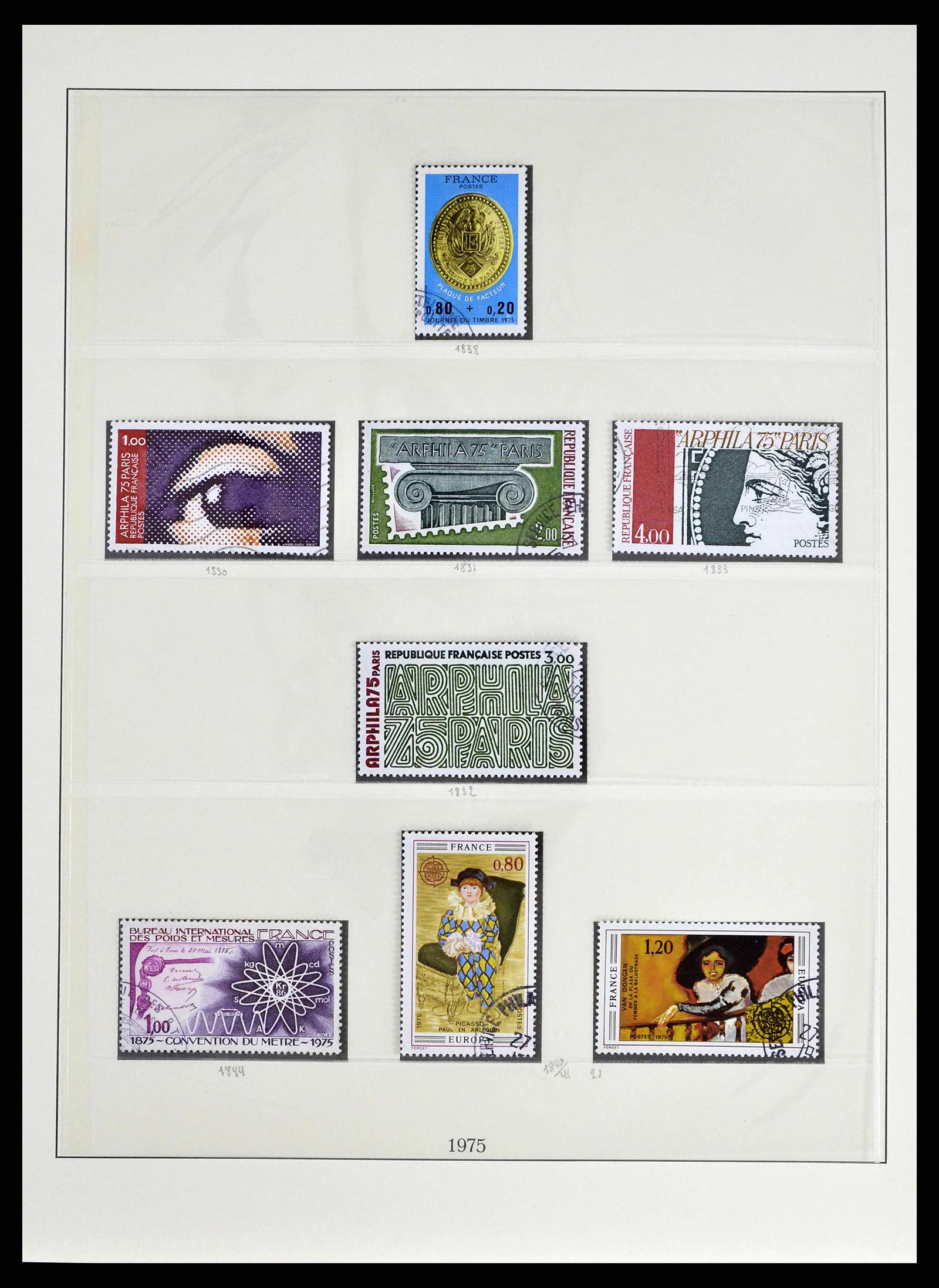 38651 0203 - Postzegelverzameling 38651 Frankrijk 1849-1978.