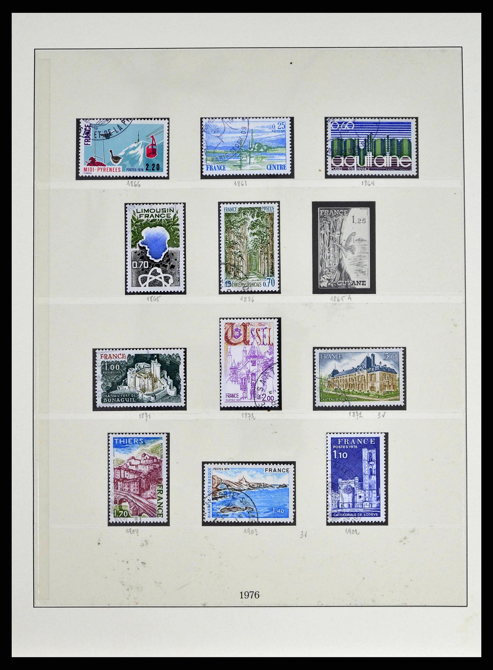 38651 0207 - Postzegelverzameling 38651 Frankrijk 1849-1978.