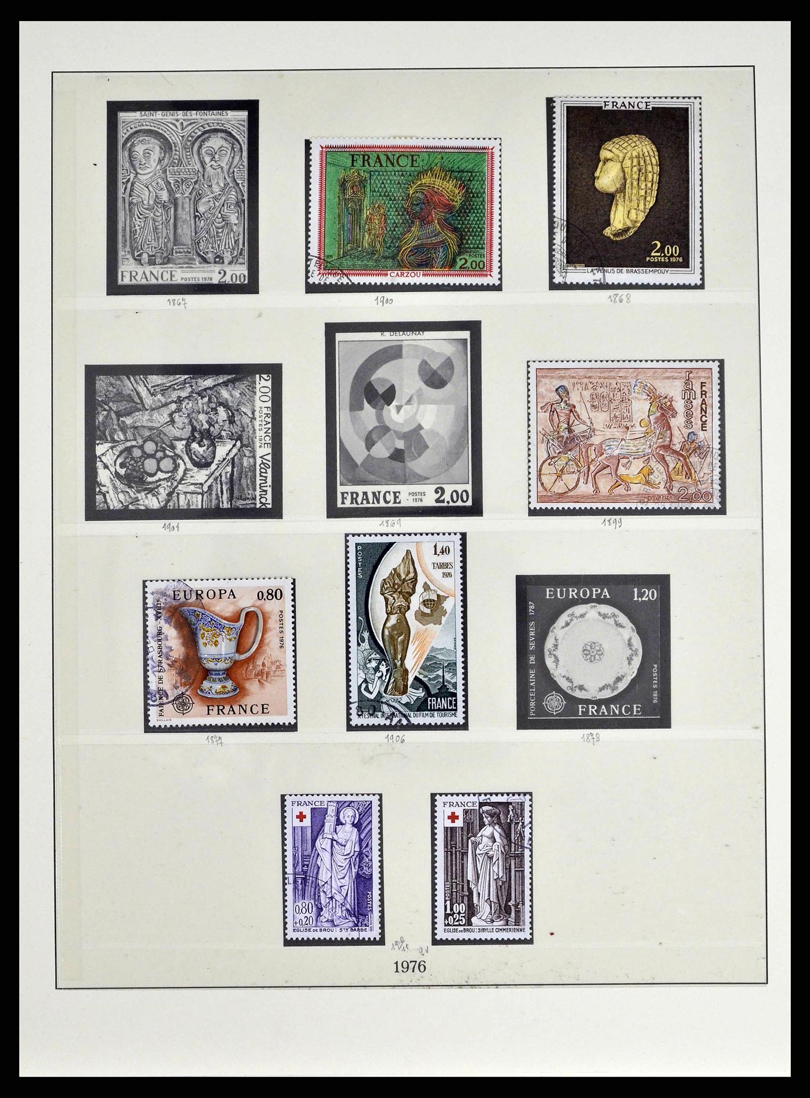 38651 0208 - Postzegelverzameling 38651 Frankrijk 1849-1978.