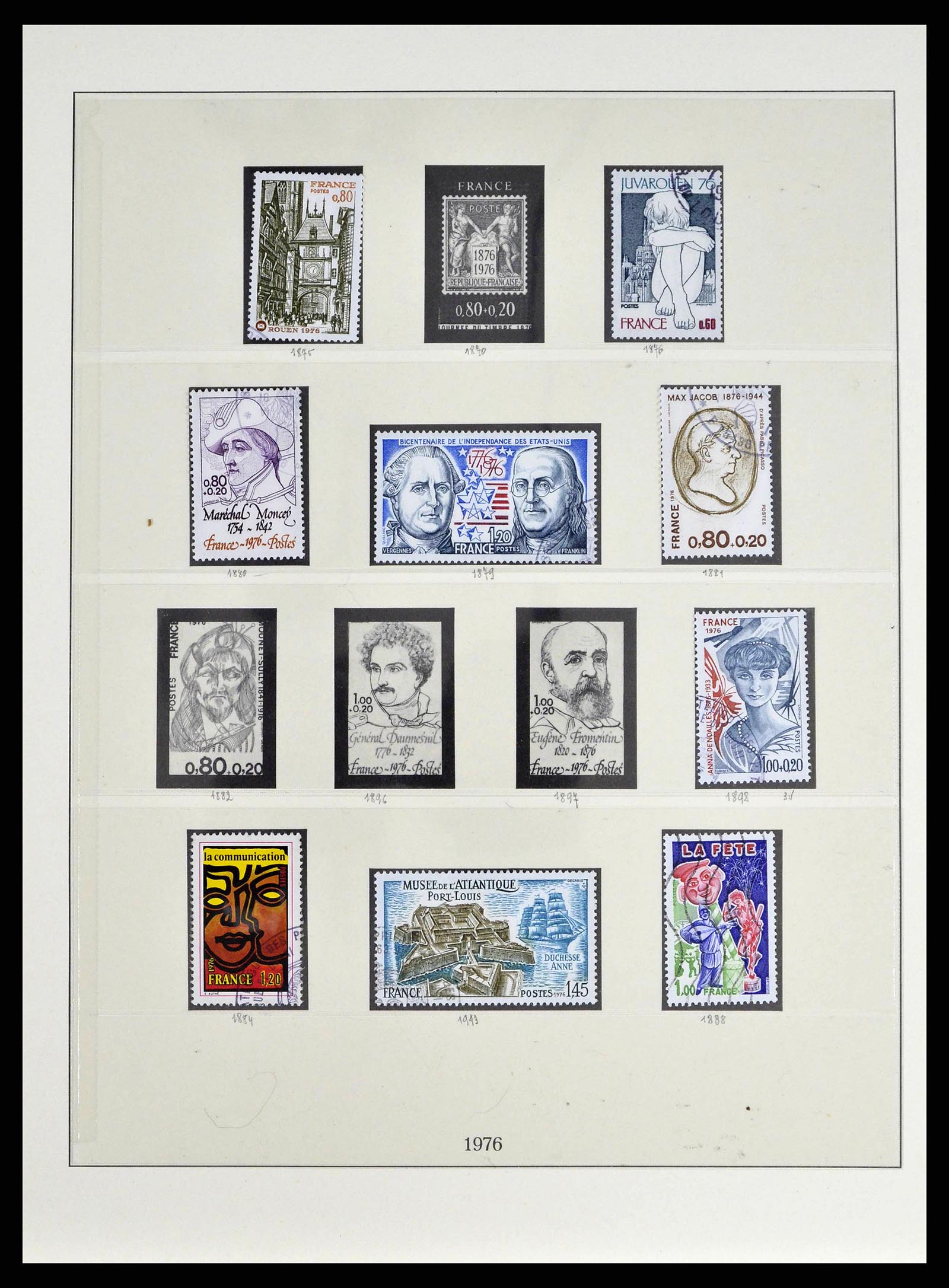 38651 0209 - Postzegelverzameling 38651 Frankrijk 1849-1978.