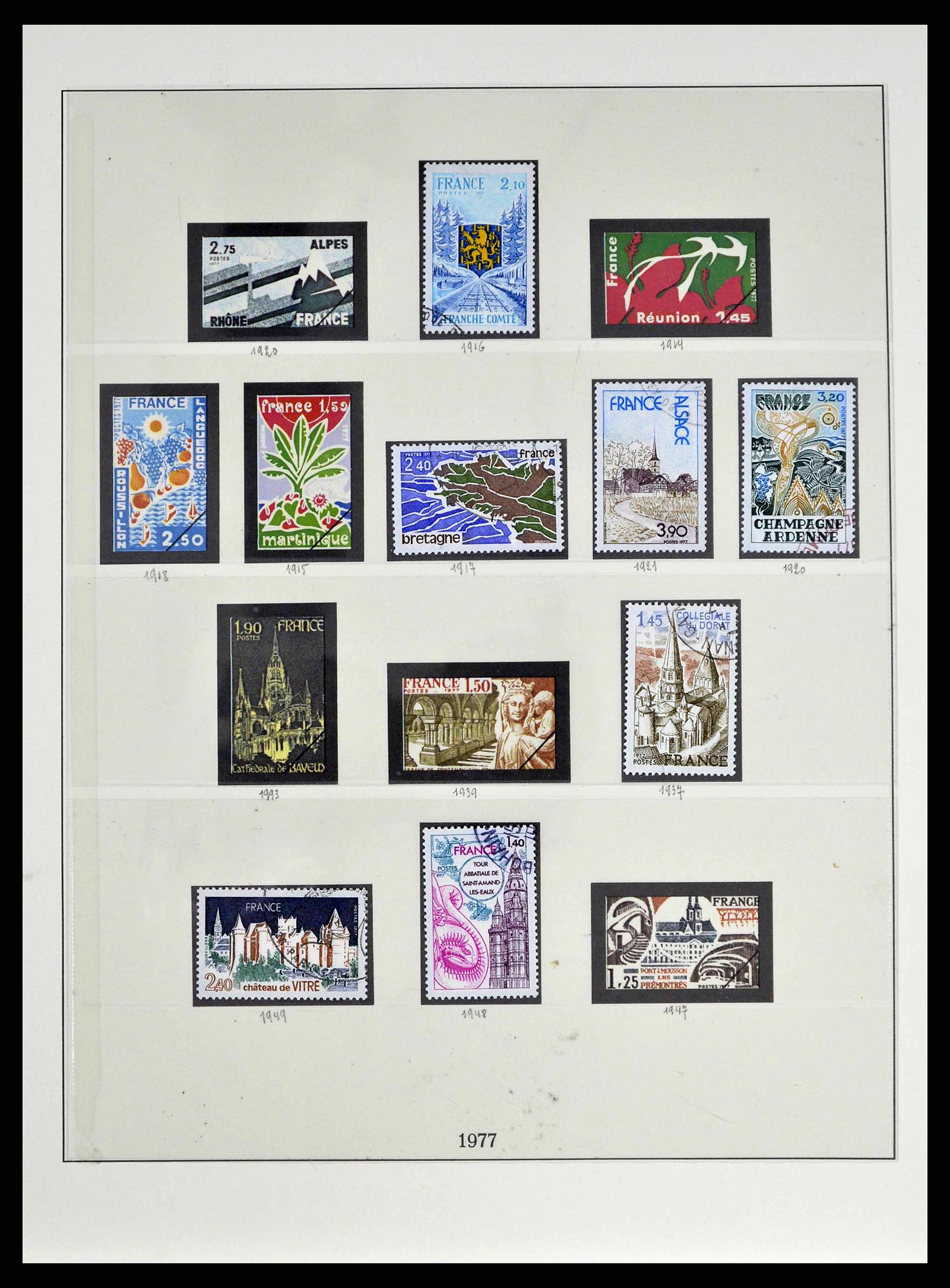 38651 0210 - Postzegelverzameling 38651 Frankrijk 1849-1978.