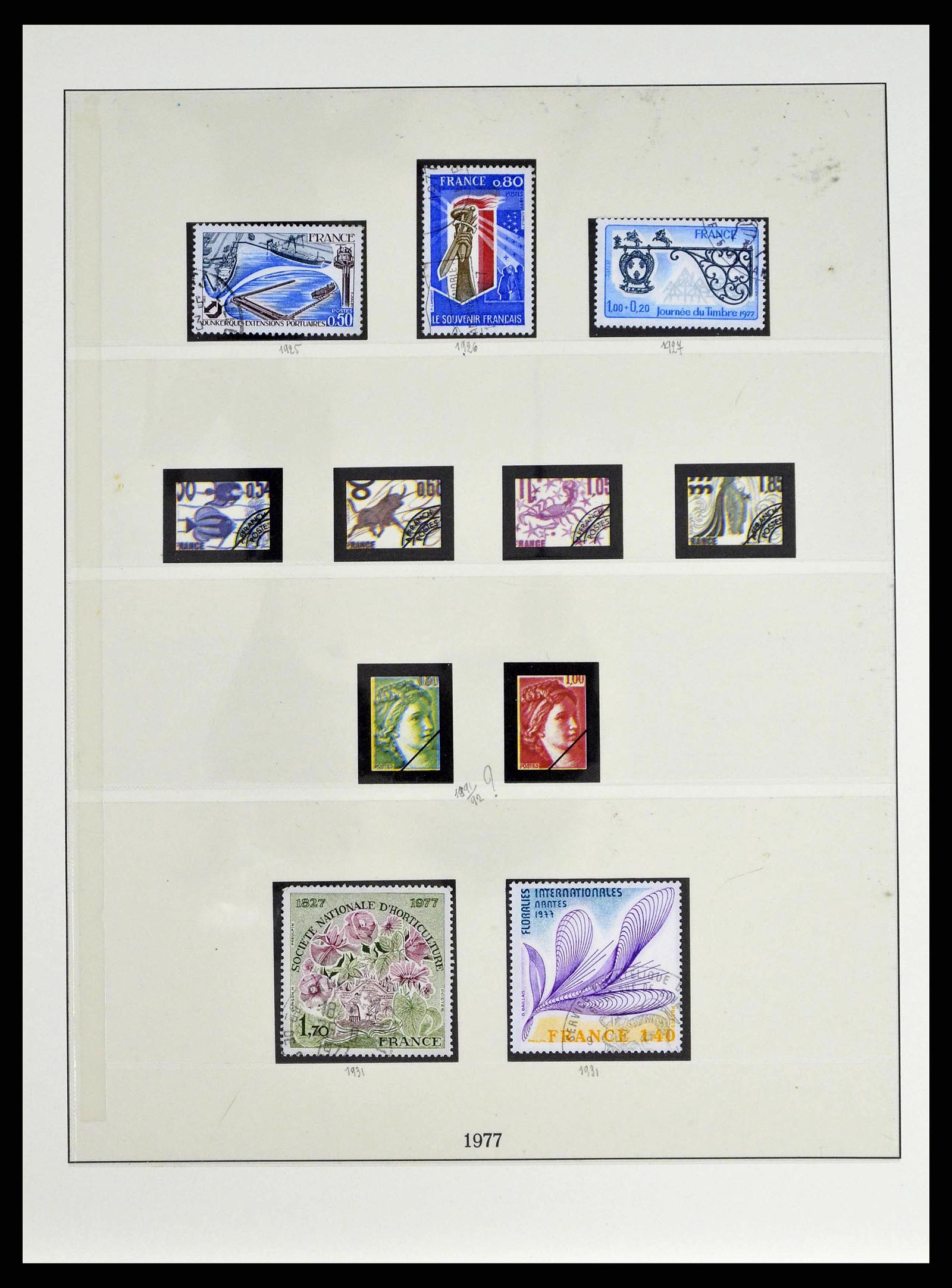 38651 0212 - Postzegelverzameling 38651 Frankrijk 1849-1978.