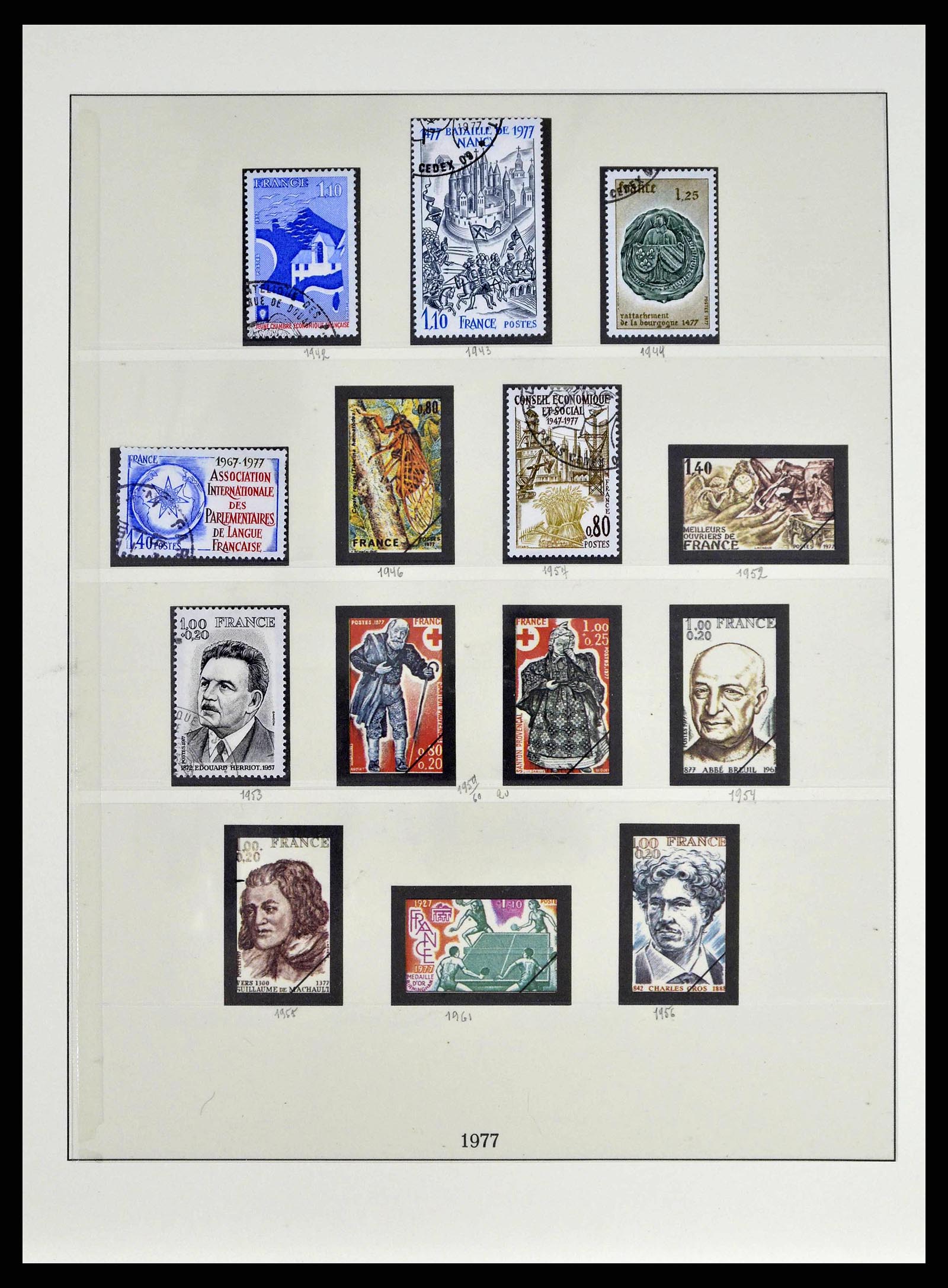 38651 0214 - Postzegelverzameling 38651 Frankrijk 1849-1978.