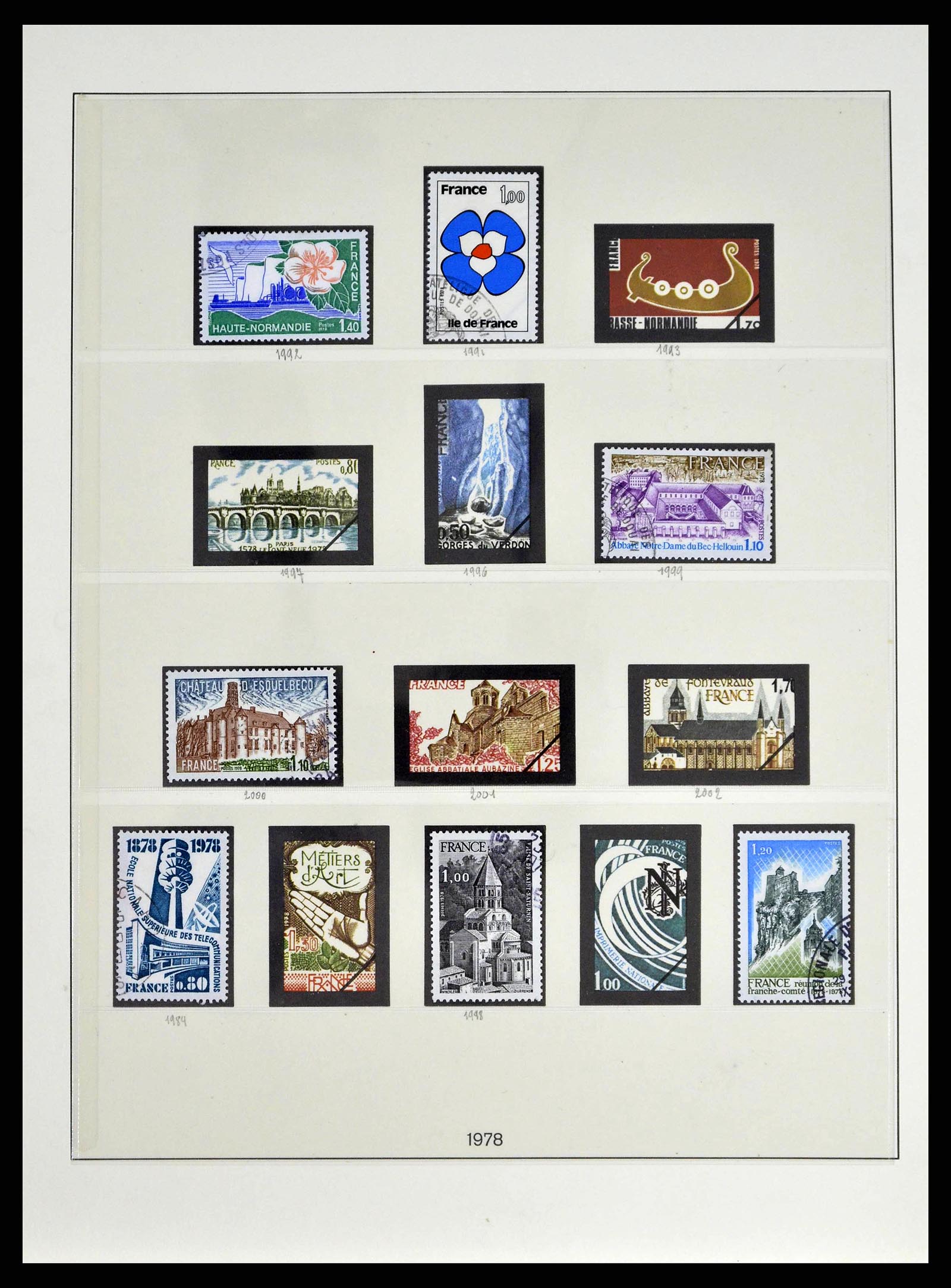 38651 0217 - Postzegelverzameling 38651 Frankrijk 1849-1978.