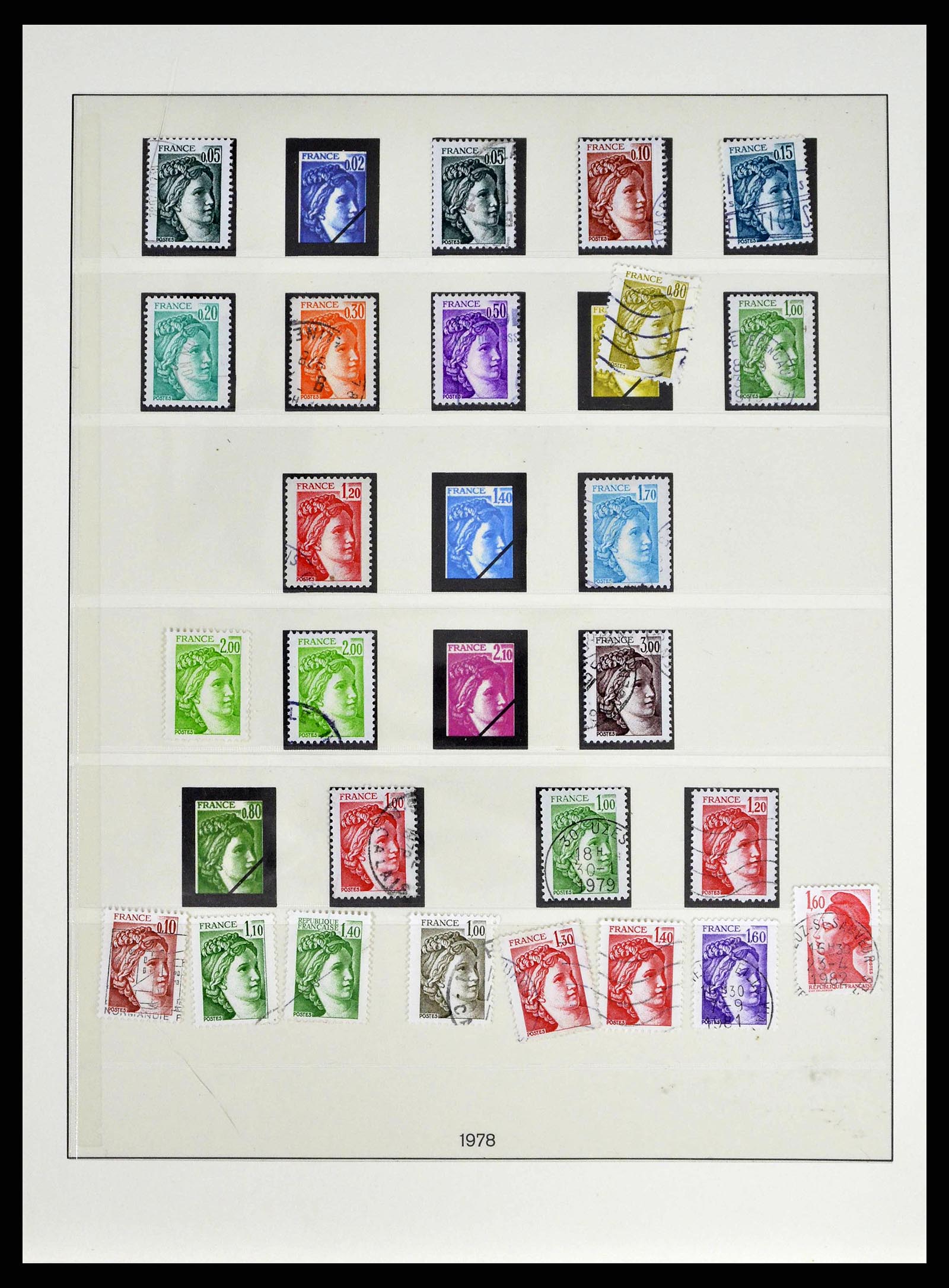 38651 0218 - Postzegelverzameling 38651 Frankrijk 1849-1978.