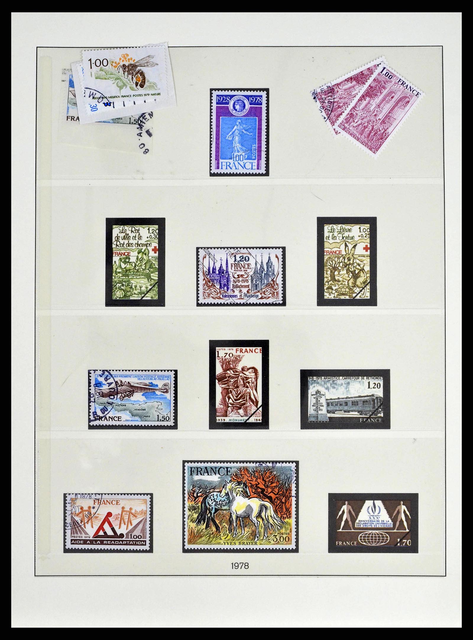 38651 0220 - Postzegelverzameling 38651 Frankrijk 1849-1978.