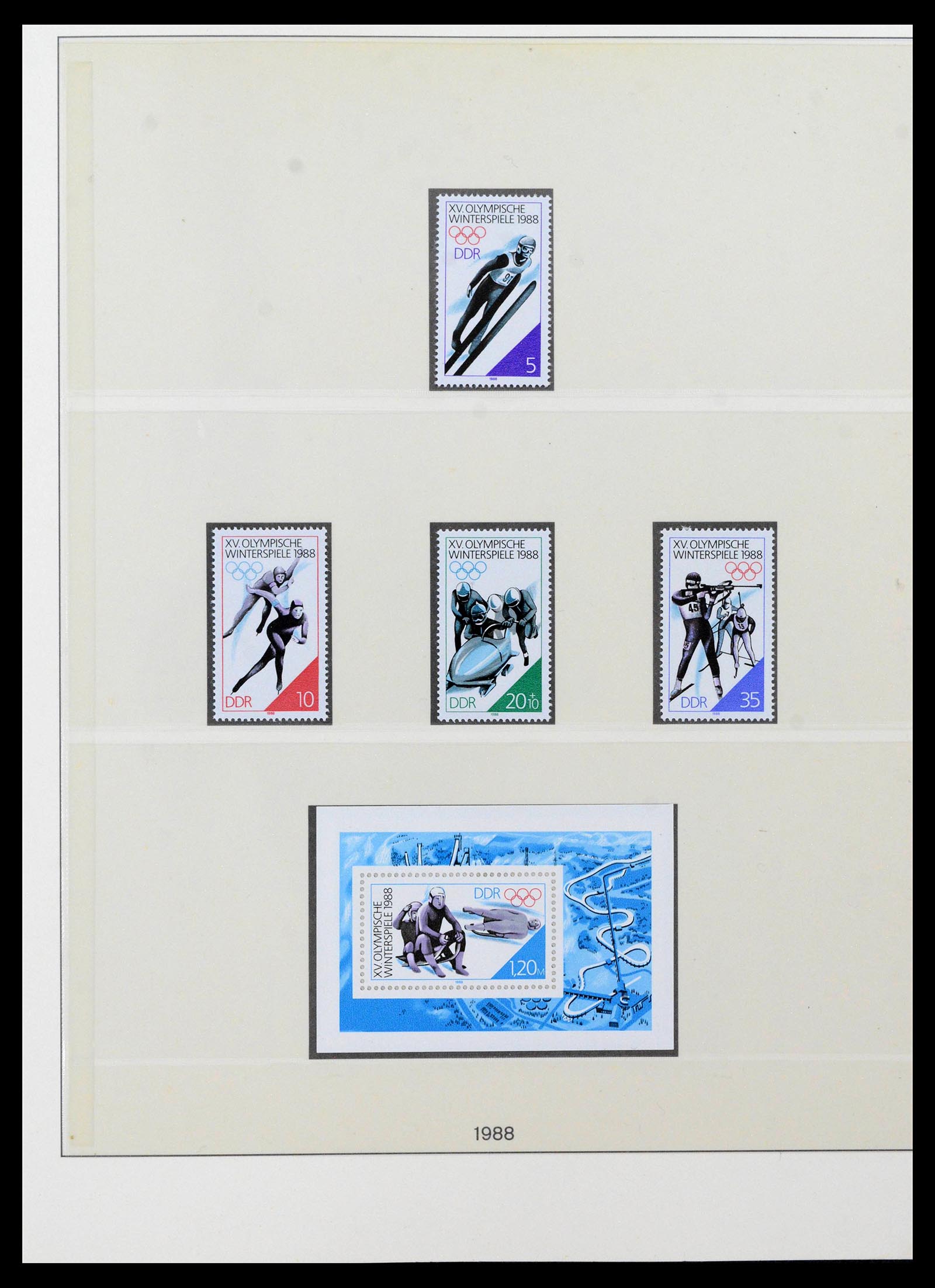 38652 0302 - Postzegelverzameling 38652 DDR 1949-1990.