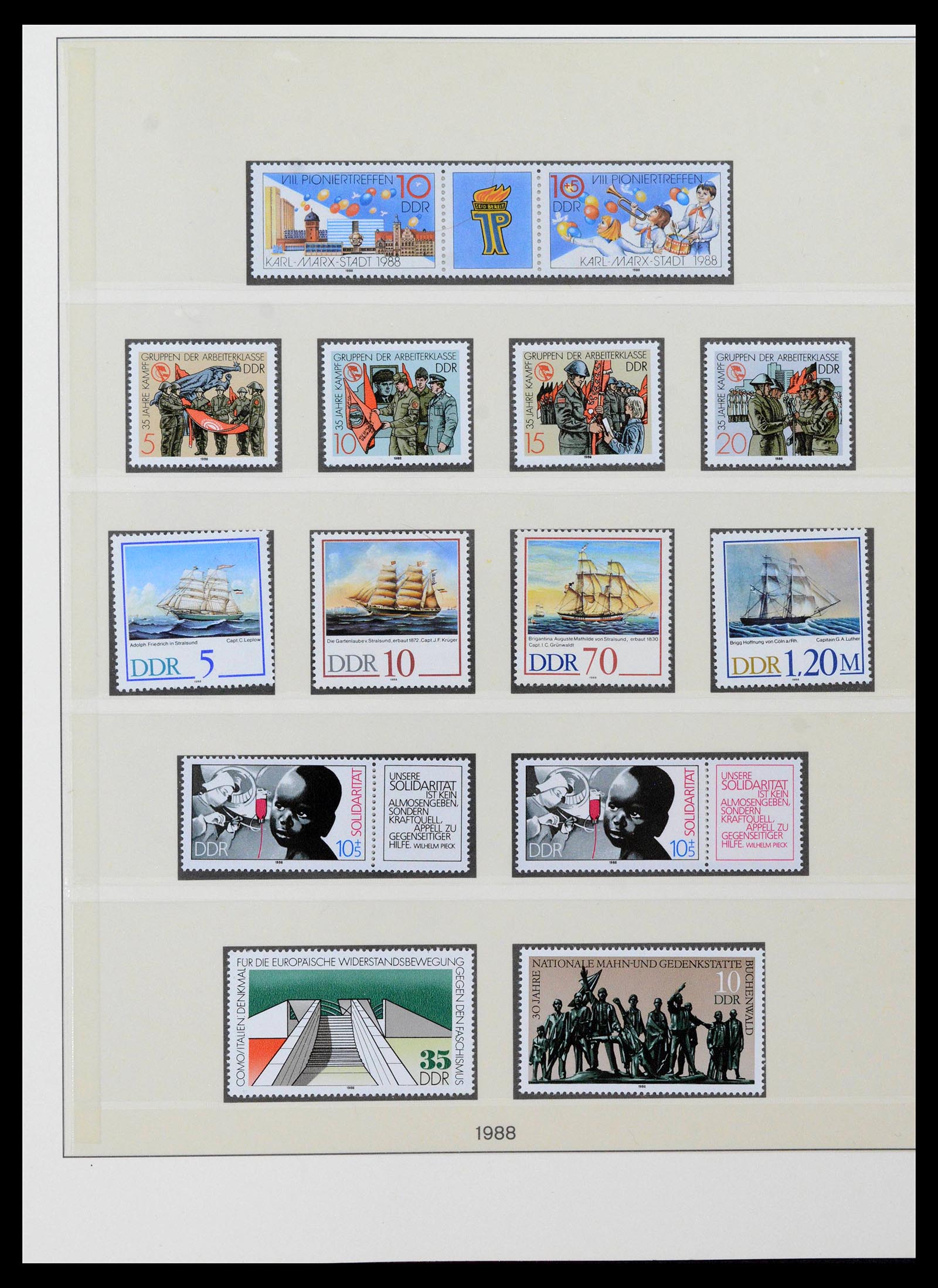38652 0307 - Postzegelverzameling 38652 DDR 1949-1990.