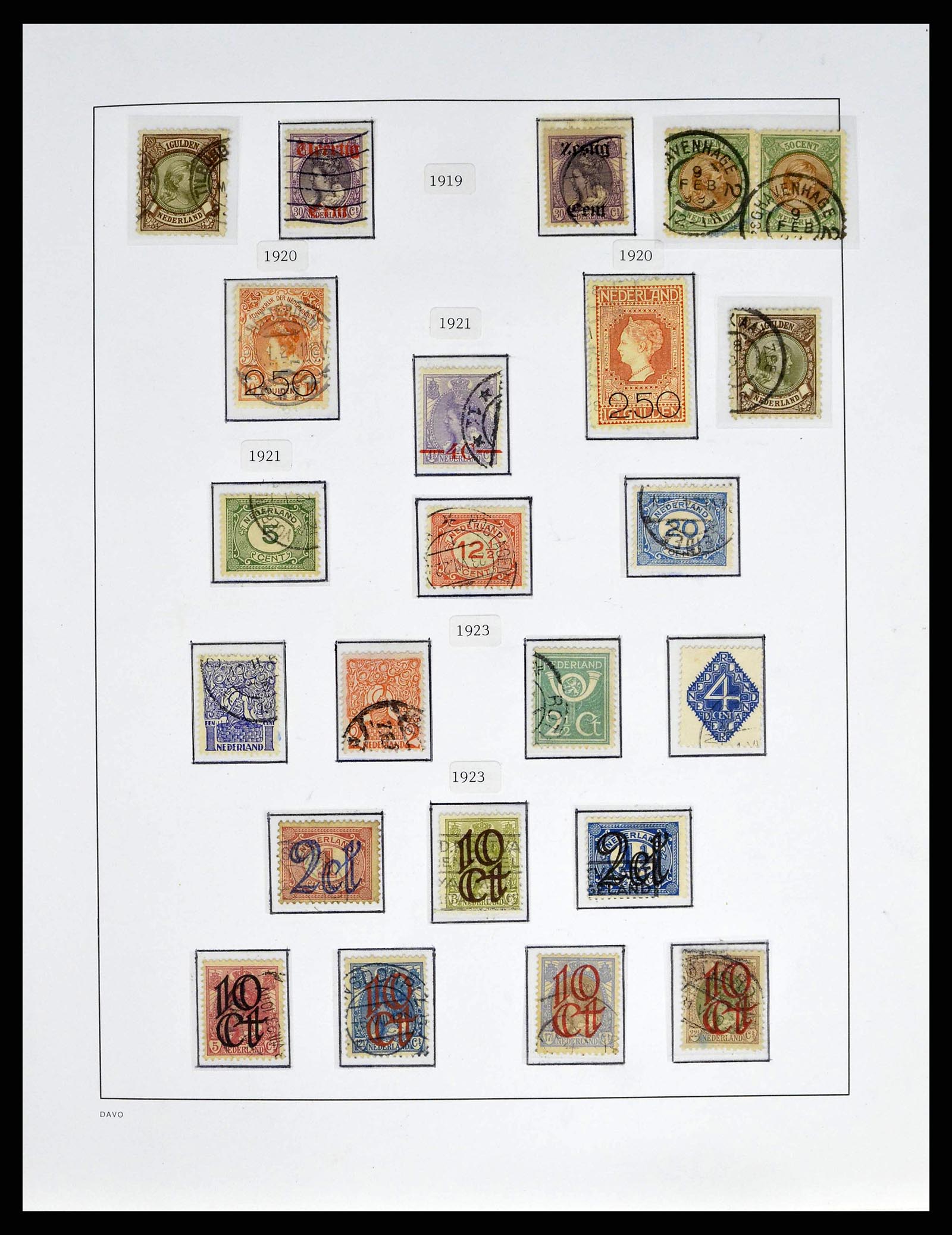 38670 0005 - Postzegelverzameling 38670 Nederland 1852-1968.