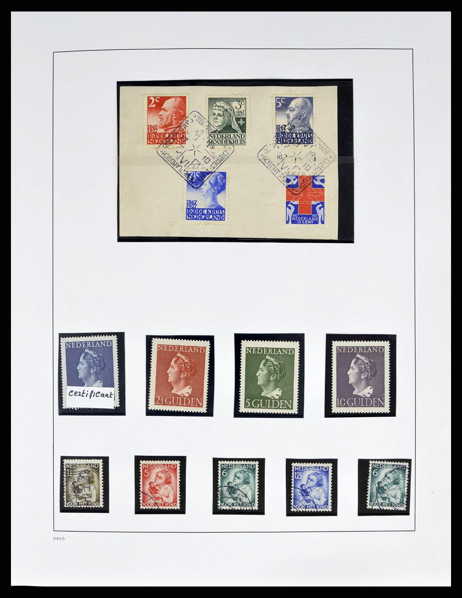 38670 0010 - Postzegelverzameling 38670 Nederland 1852-1968.